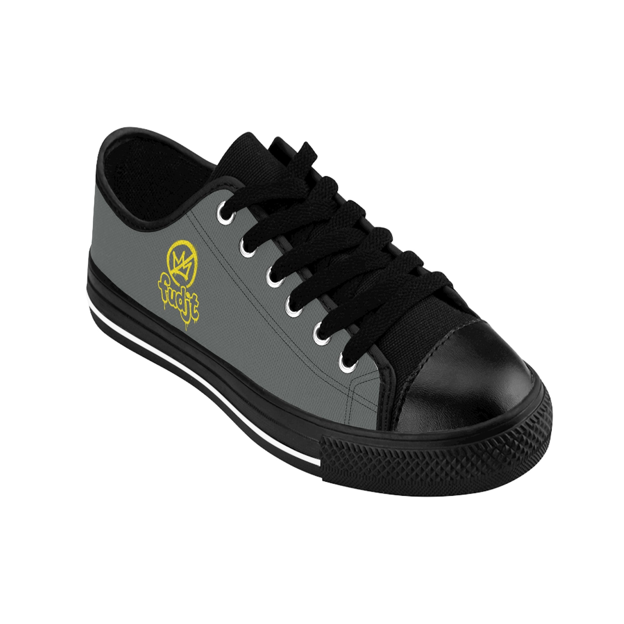 Dark Gray Golden fudjt No Kings Street Style Sneakers | Women & Girls 1.5 Low Top