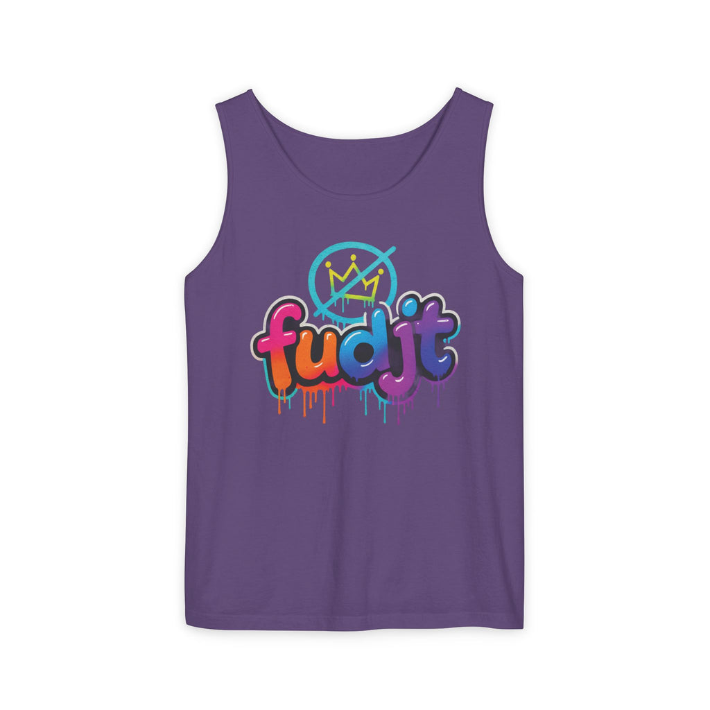 fudjt No Kings Clown Town Long Tank Top | 3 Colors