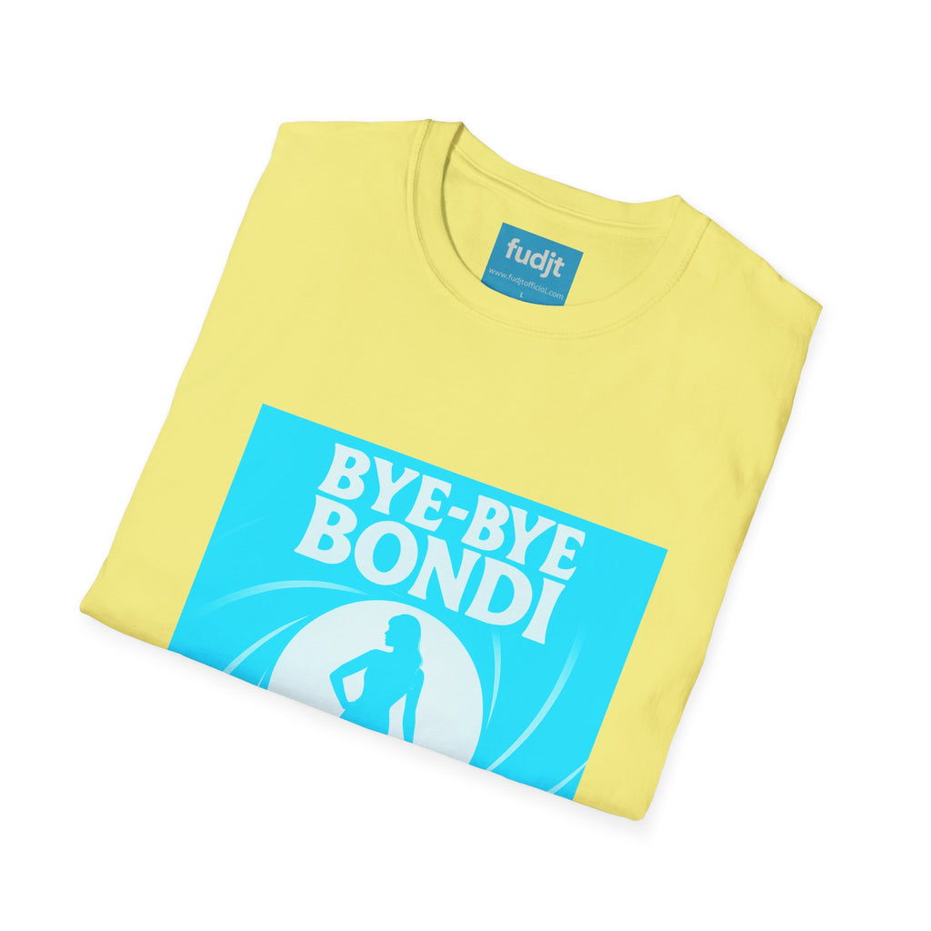 Bye-Bye Bondi | Blue Smoke Screen Retro fudjt Tee | 15 Colors