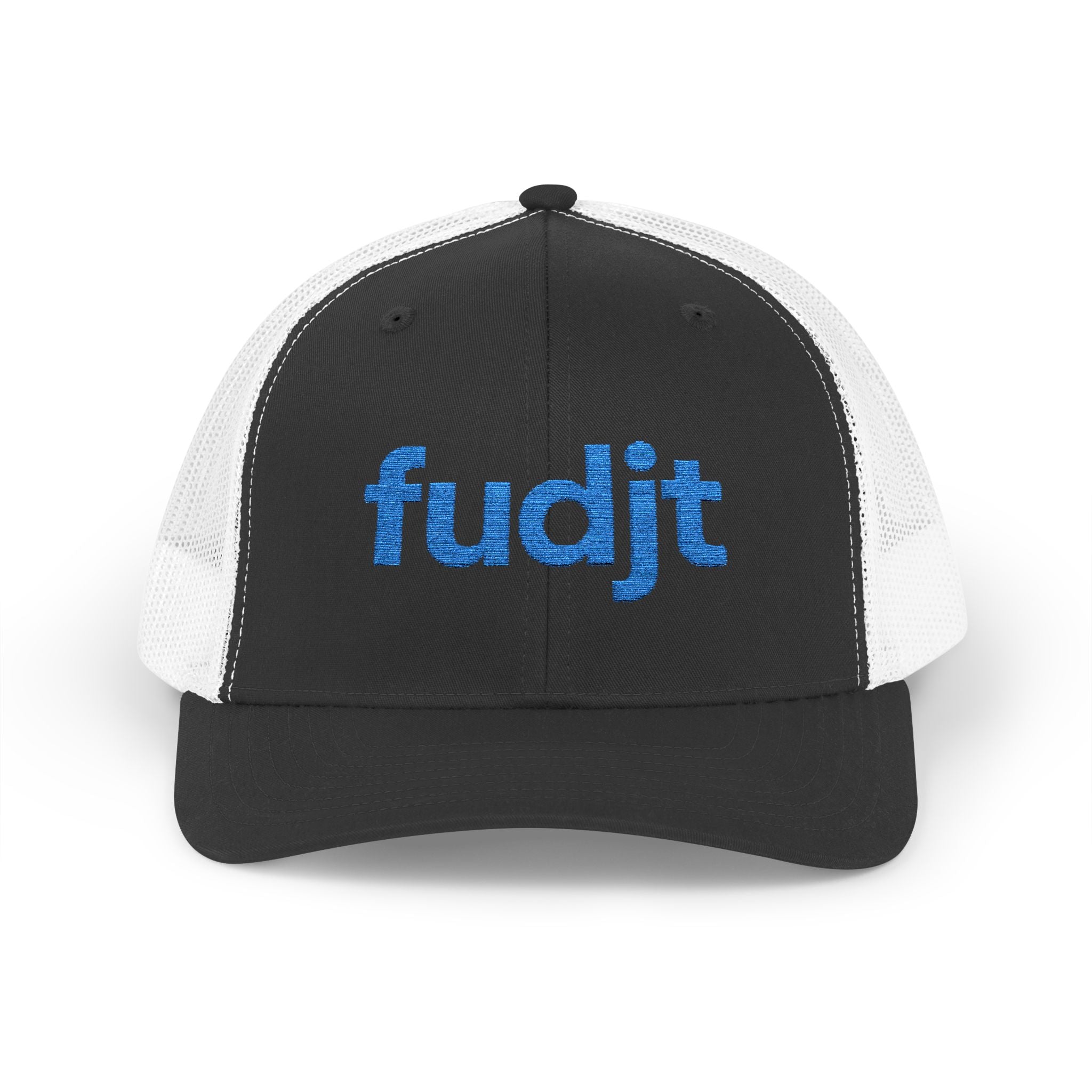Light Blue fudjt logo Snapback Trucker Cap | 6 Colors