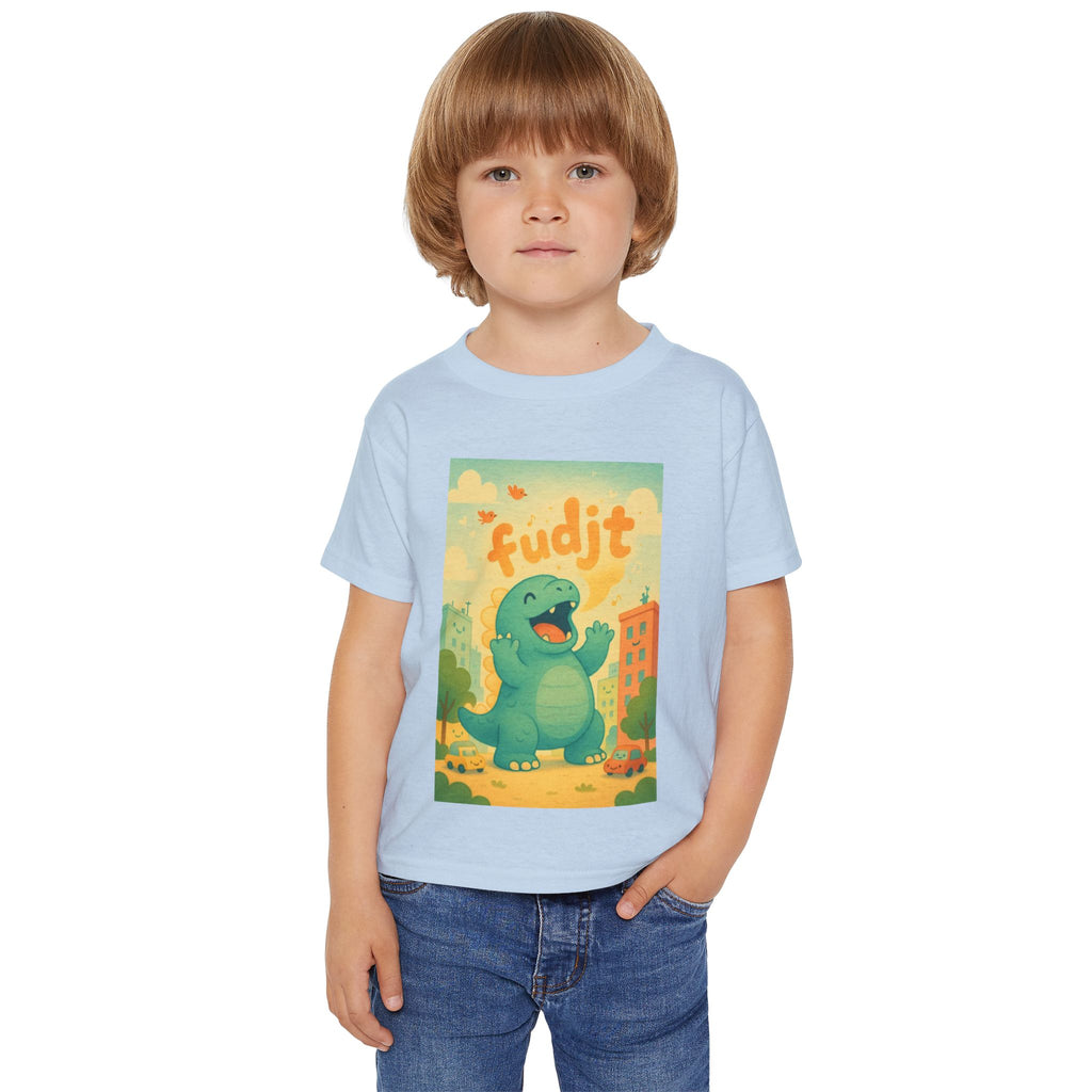 fudjt Toddler Tee with Dino Joy Design | 6 Colors