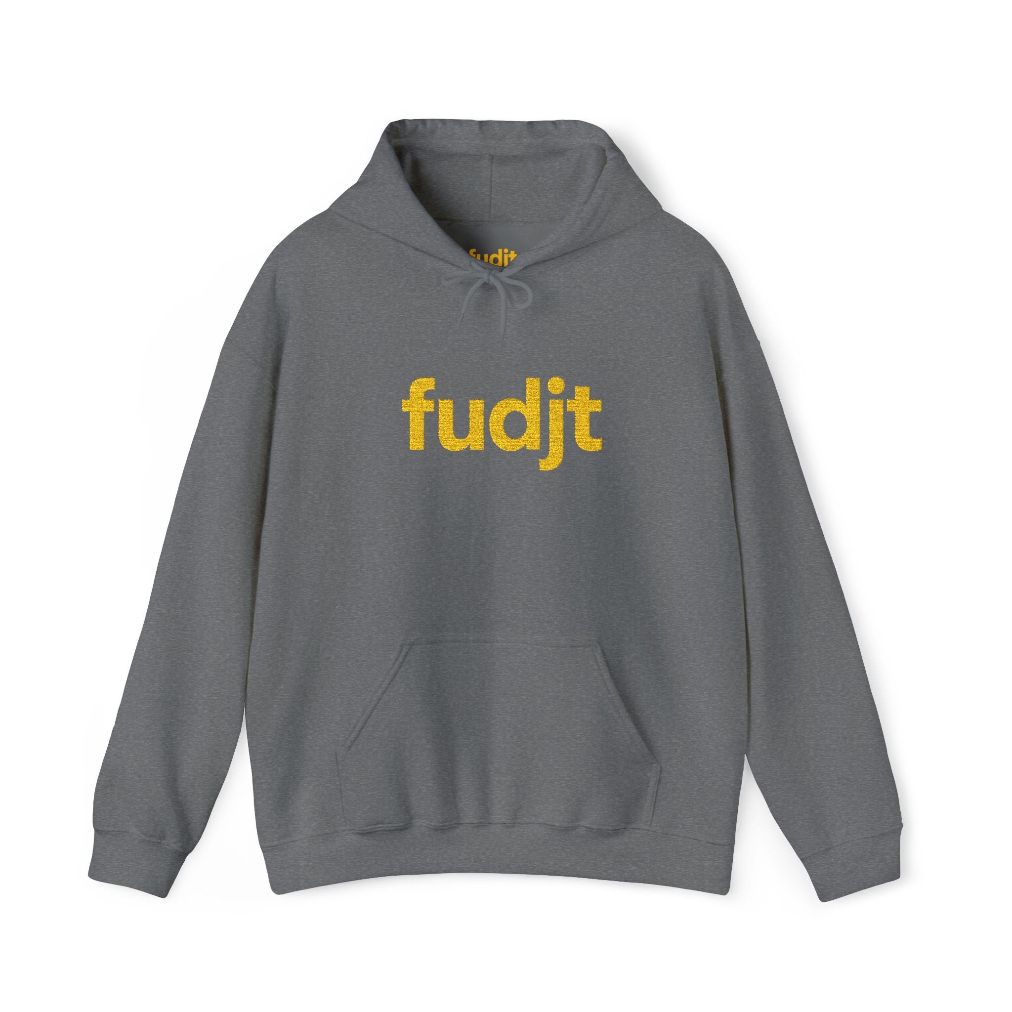 Golden Yellow fudjt Embroidered Heavy Blend Hooded Sweatshirt | 15 Colors | Stand For Something