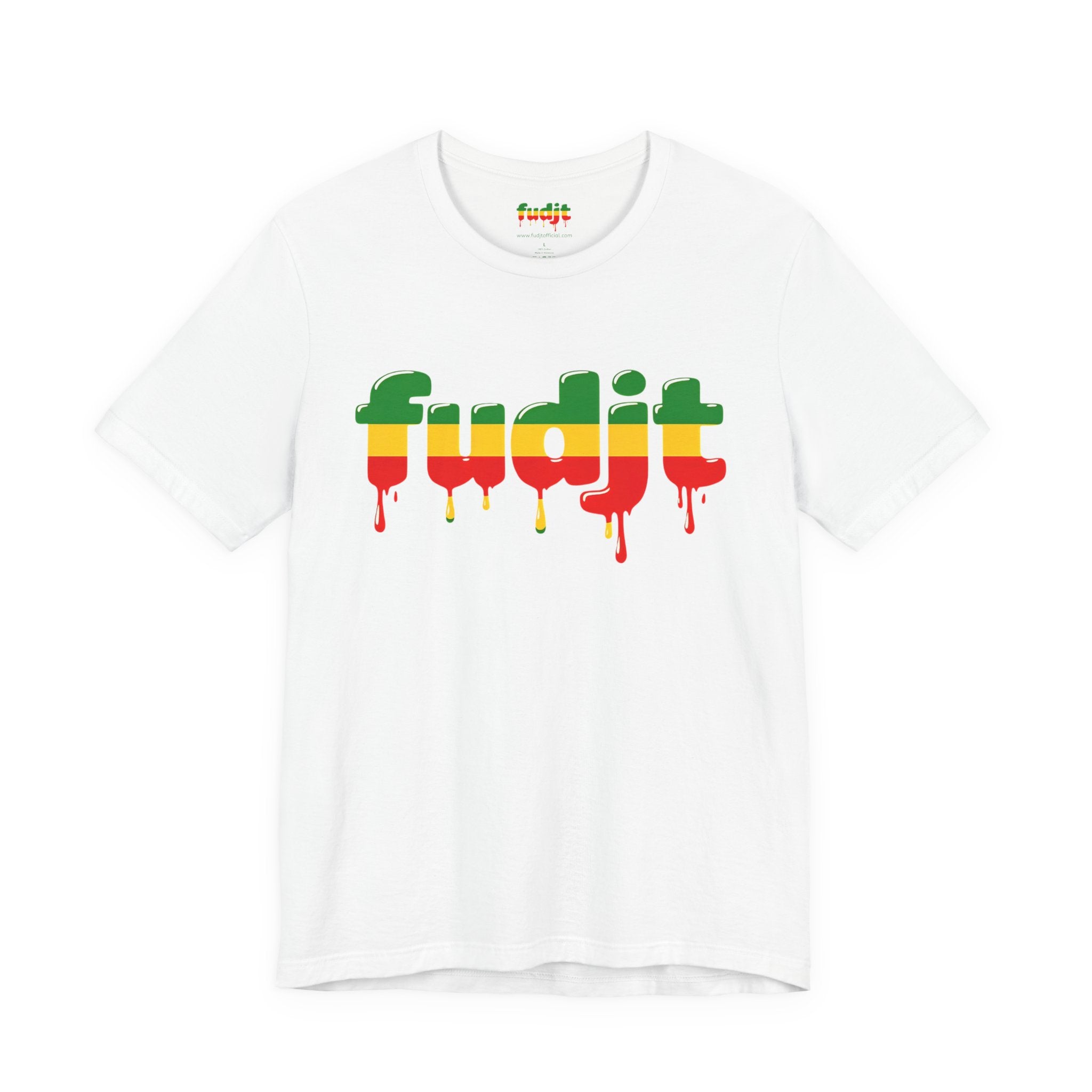 fudit Drip Logo Tee (Rasta Colors)