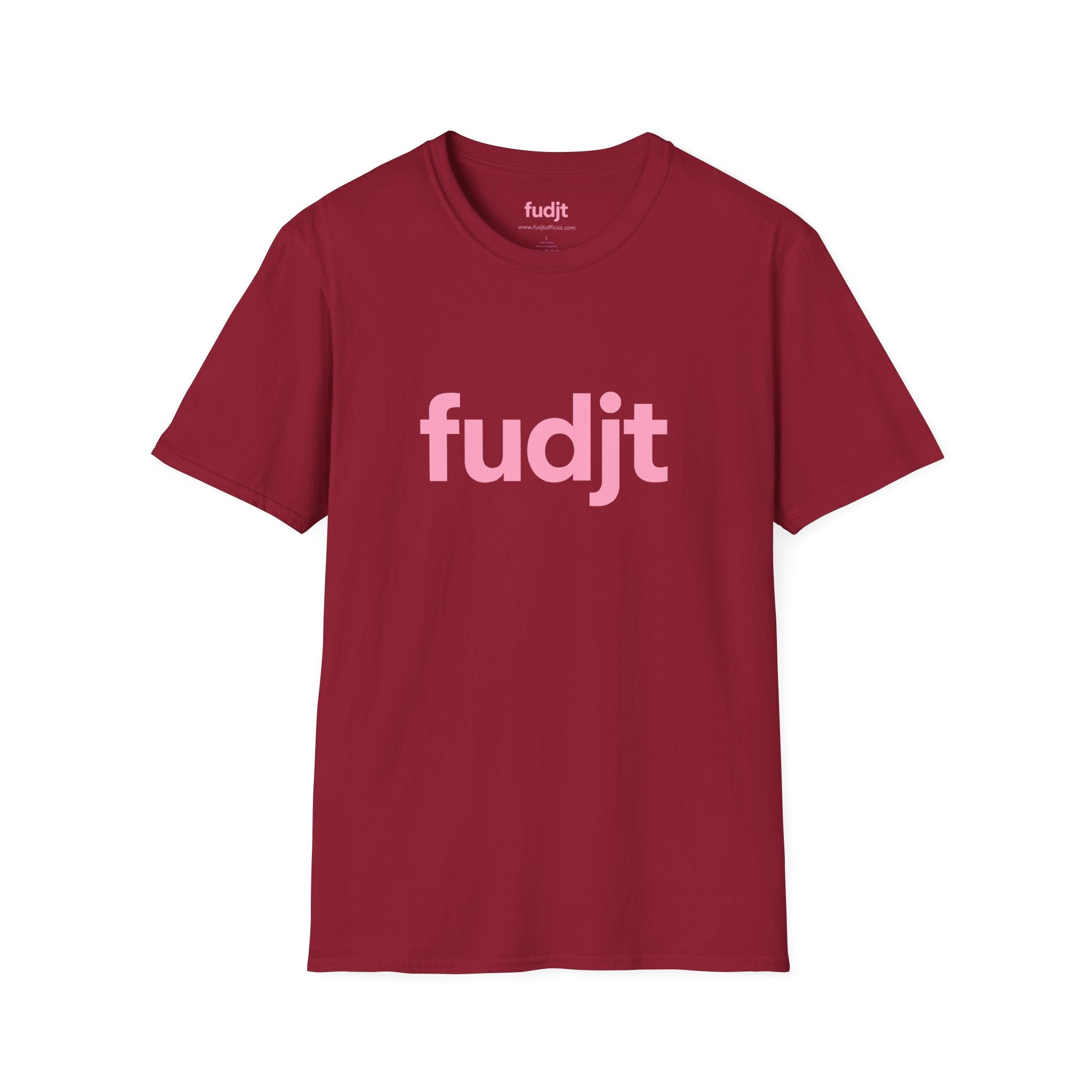 fudjt Everyday Style Pink logo Tee | 15 Colors