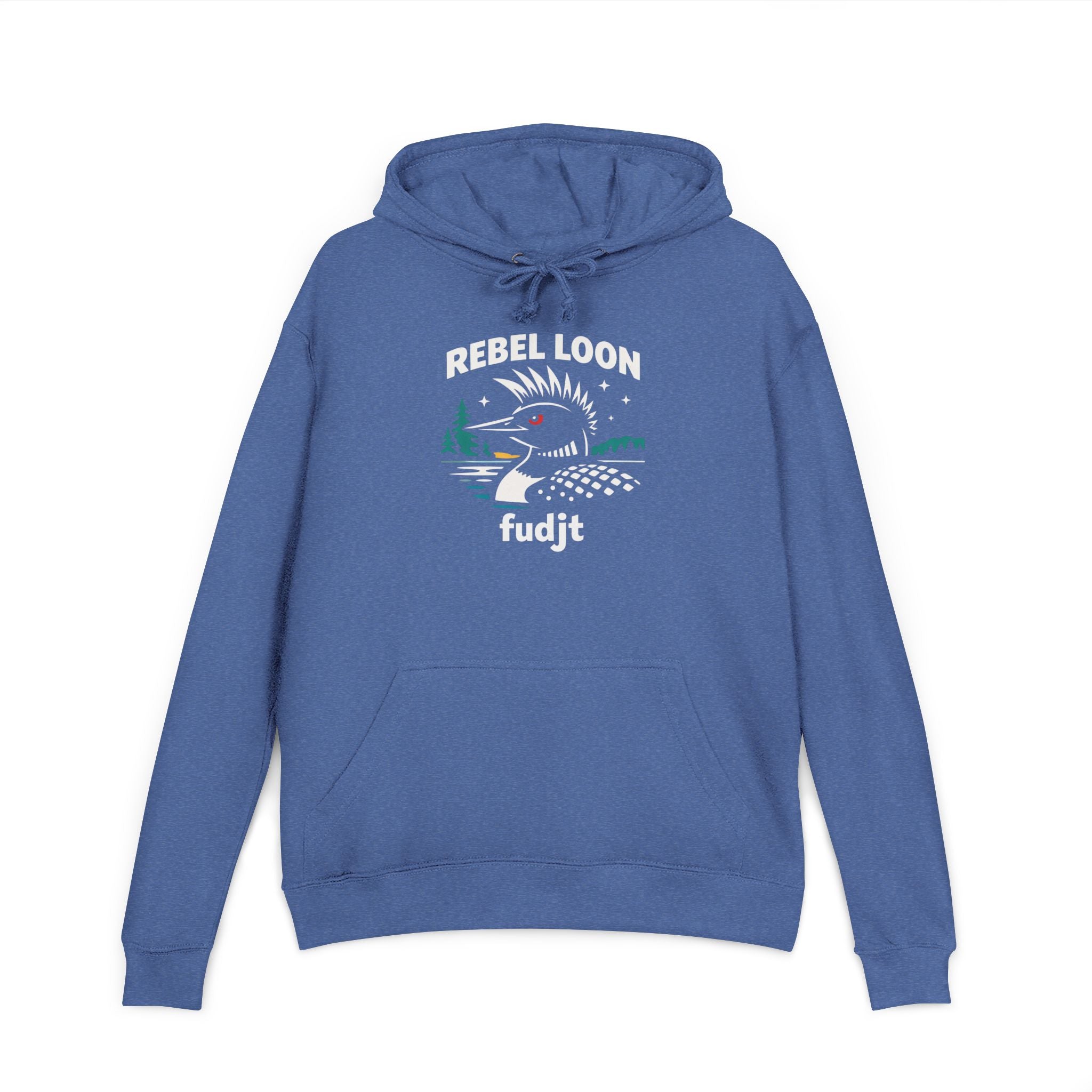 fudjt French Terry Hoodie | Rebel Loon Naturescape | 6 Colors