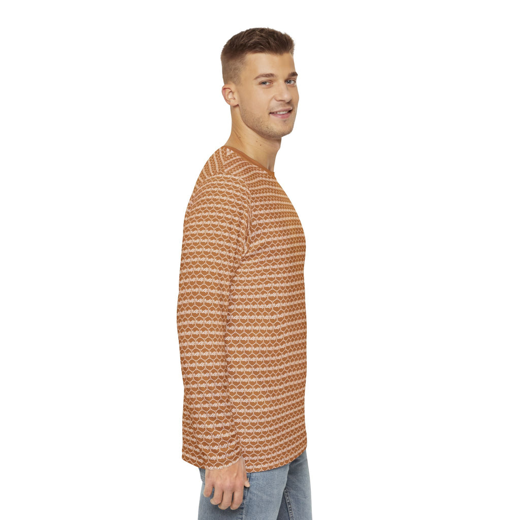 Light Brown fudjt Unbroken Chain 1.25 Fluid Vibes Long Sleeve Shirt