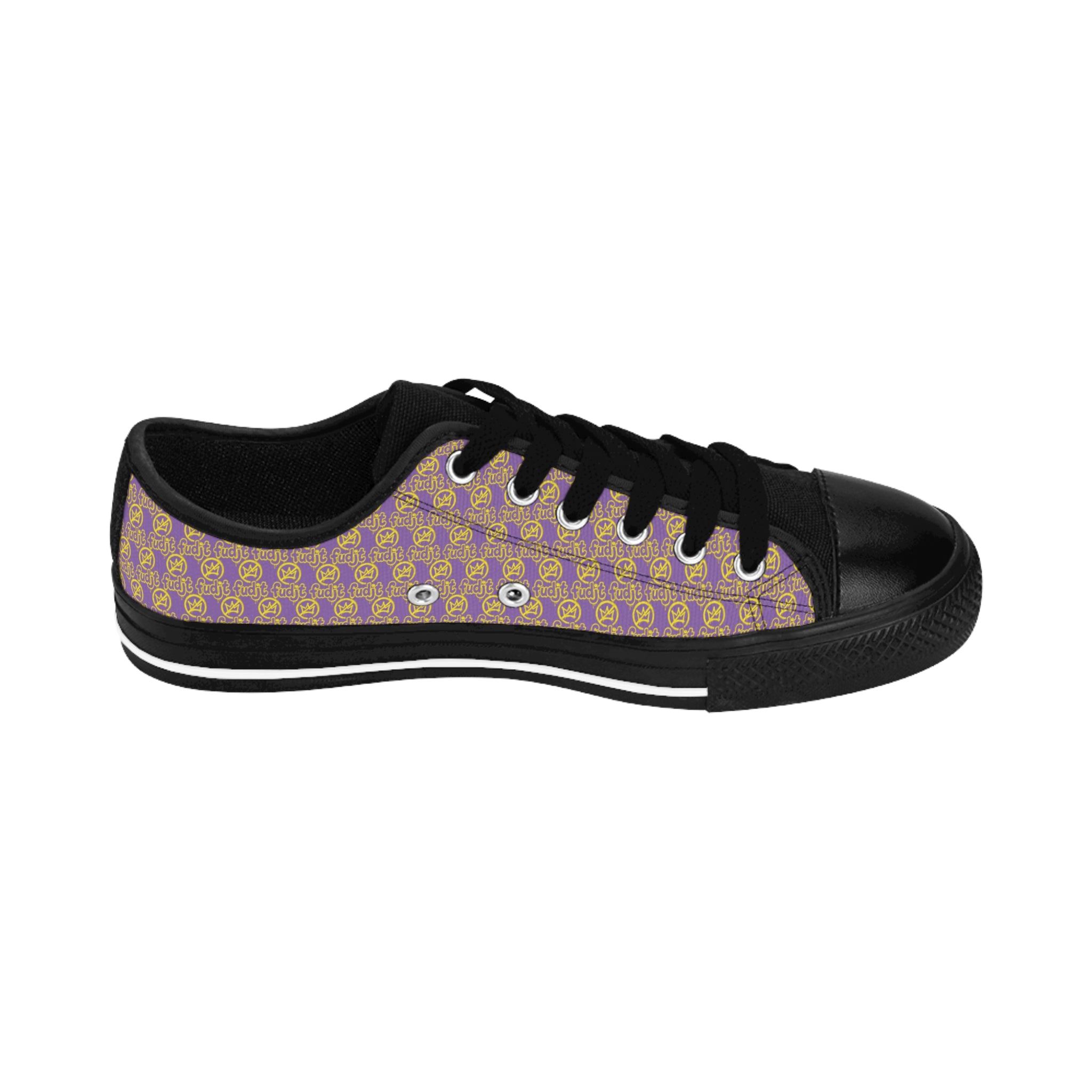 Light Purple Golden fudjt No Kings Street Style Sneakers | Women & Girls All Over .5 Low Top