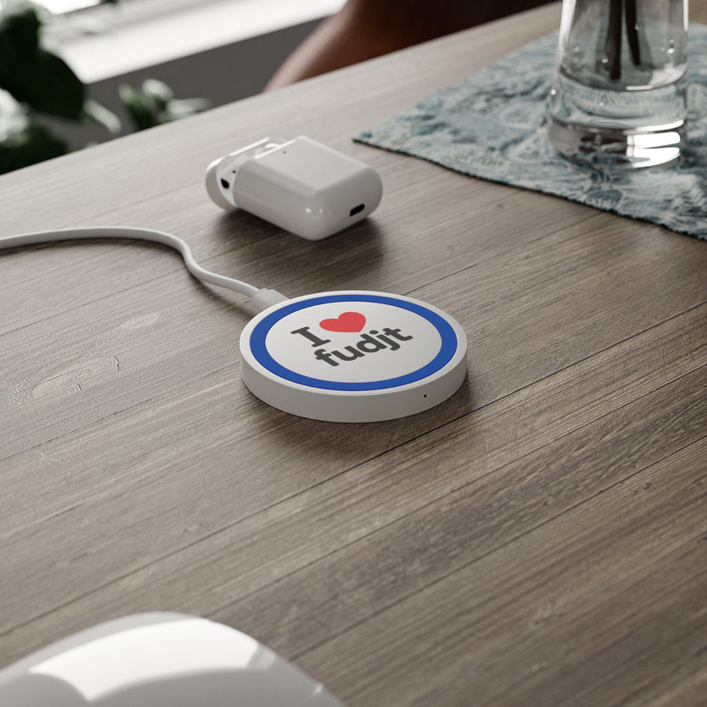 I Heart fudjt Wireless Charging Pad for Android & iPhone | 2 Colors