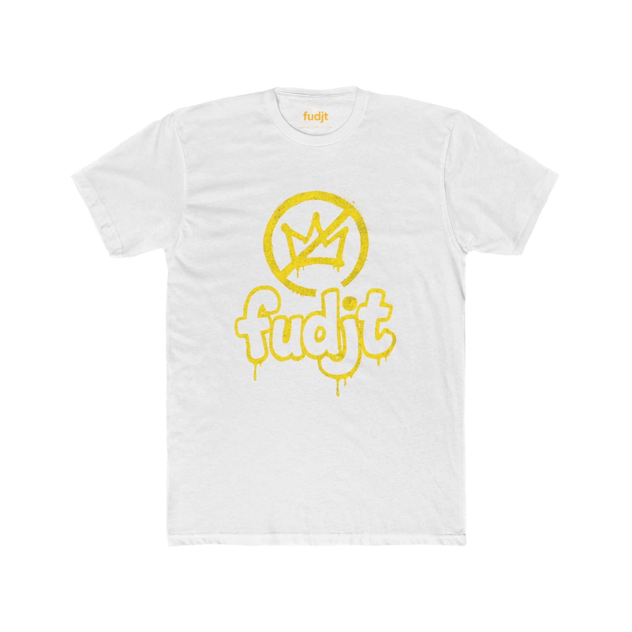 Golden fudjt No Kings Cotton Crew Tee | 12 Colors