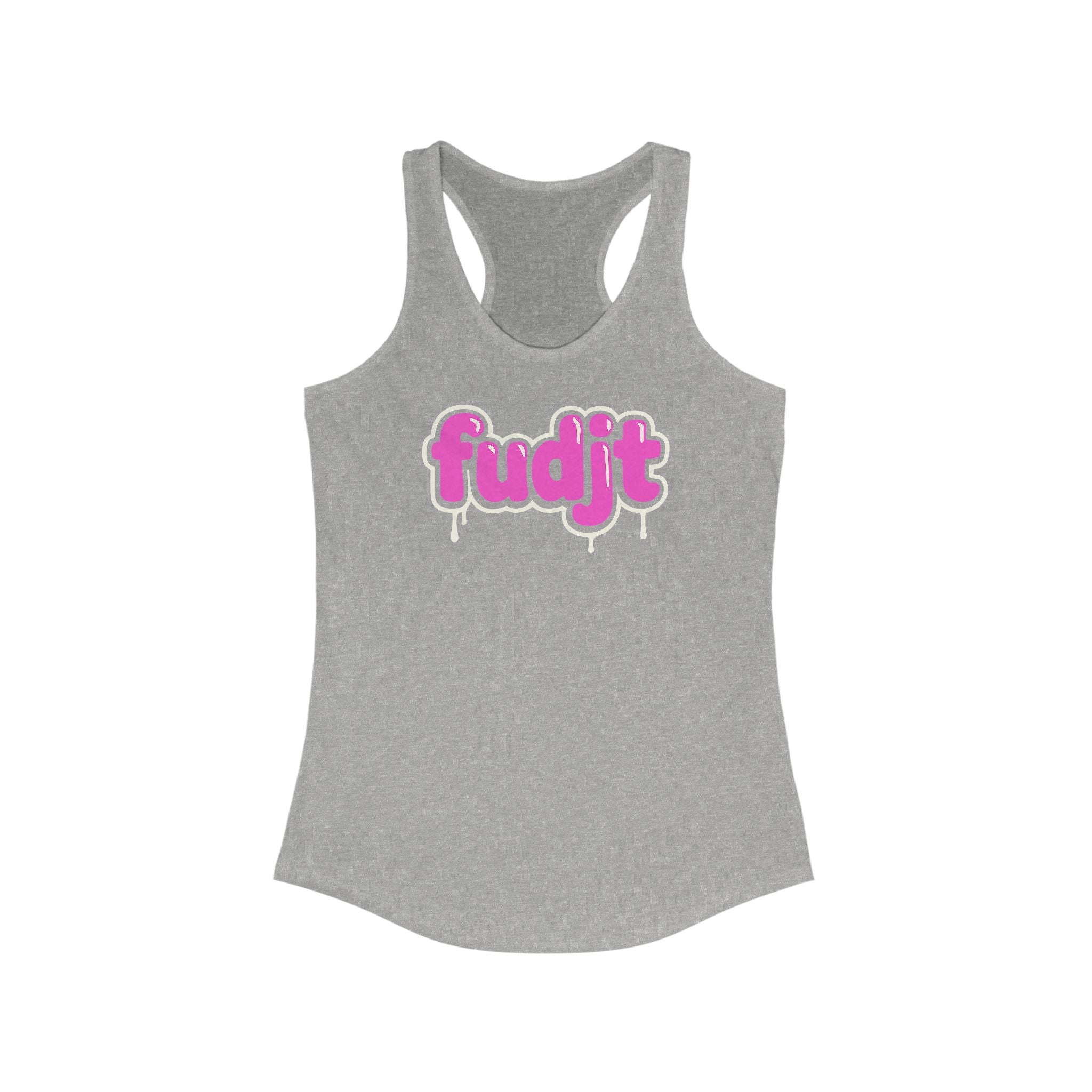 Pink Drip fudjt Women's Racerback Tank, Perfect Relaxed Fit | 5 Colors
