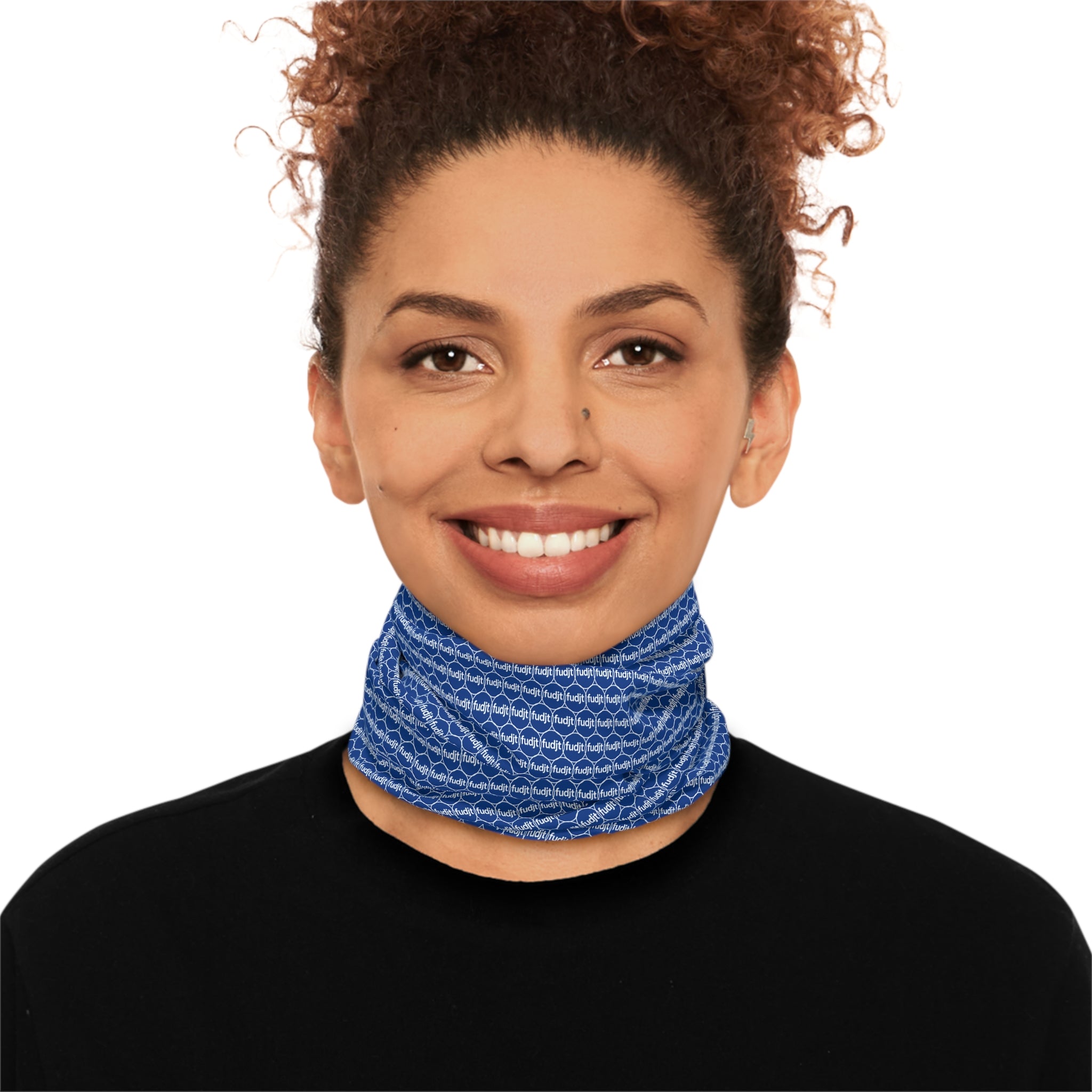 Dark Blue fudjt Unbroken Chain .5 Neck Gaiter