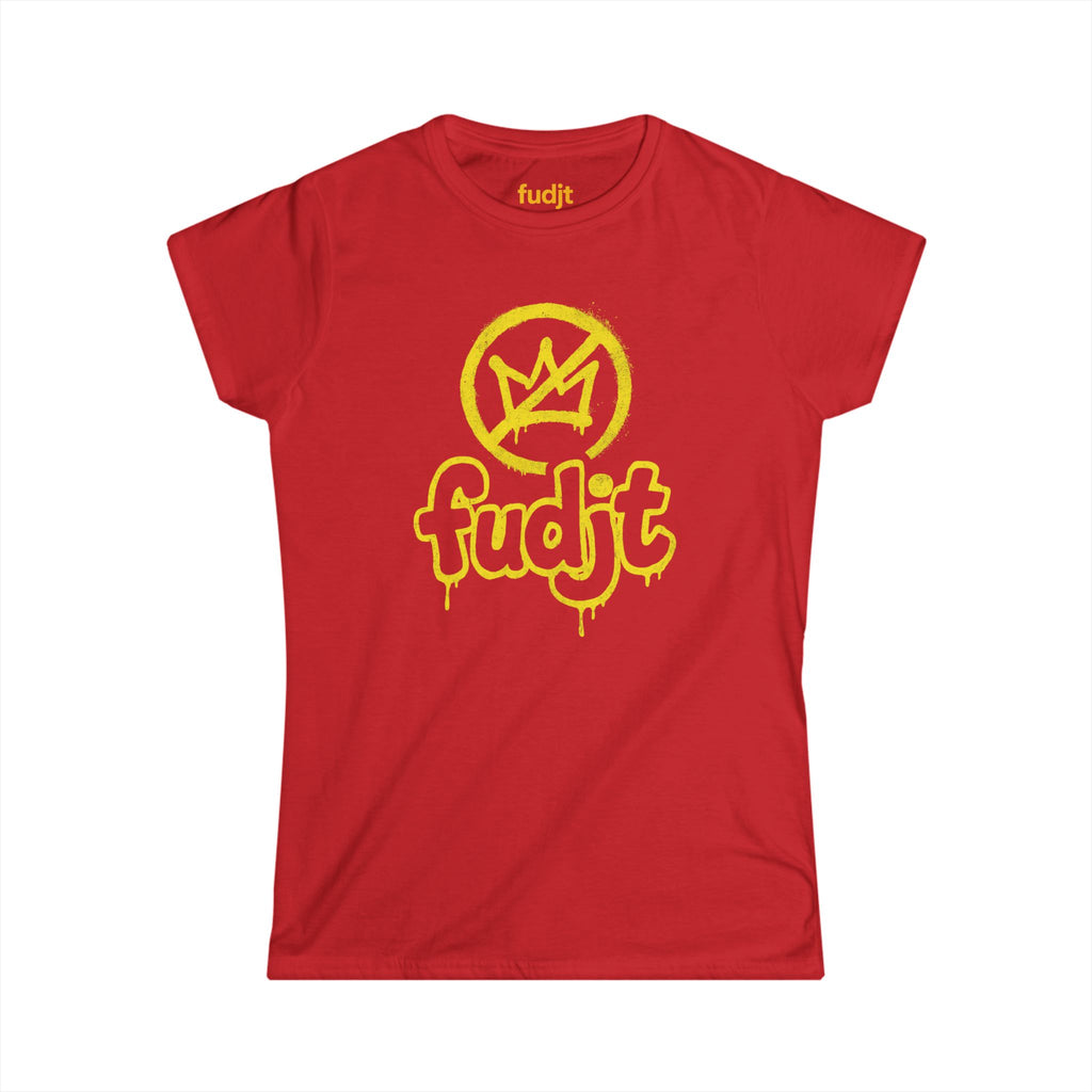 Women's Golden fudjt No Kings Comfy Stylie Tee | 11 Colors