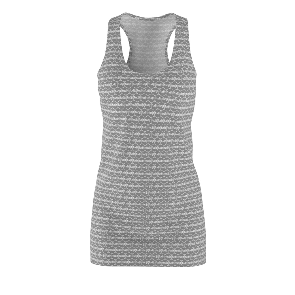 Gray fudjt Unbroken Chain 1.25 Chic Racerback Dress