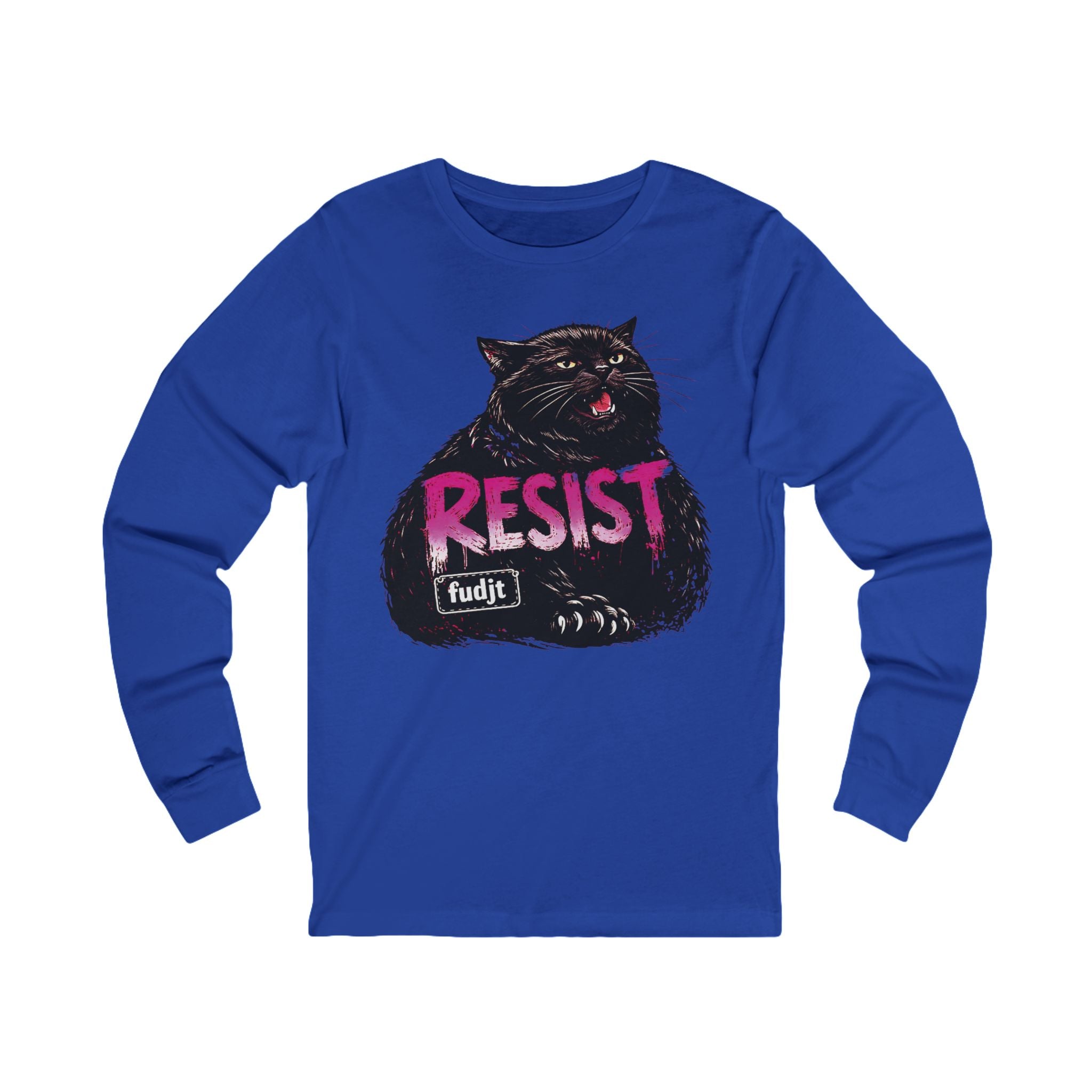fudjt Resist Long Sleeve Tee | Black Pussycat | 13 Colors