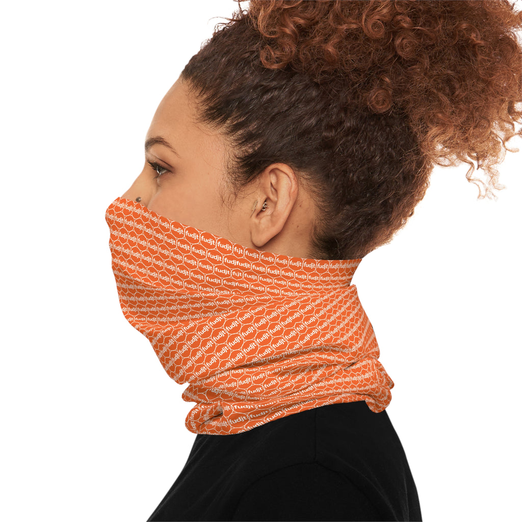 Orange fudjt Unbroken Chain .5 Neck Gaiter