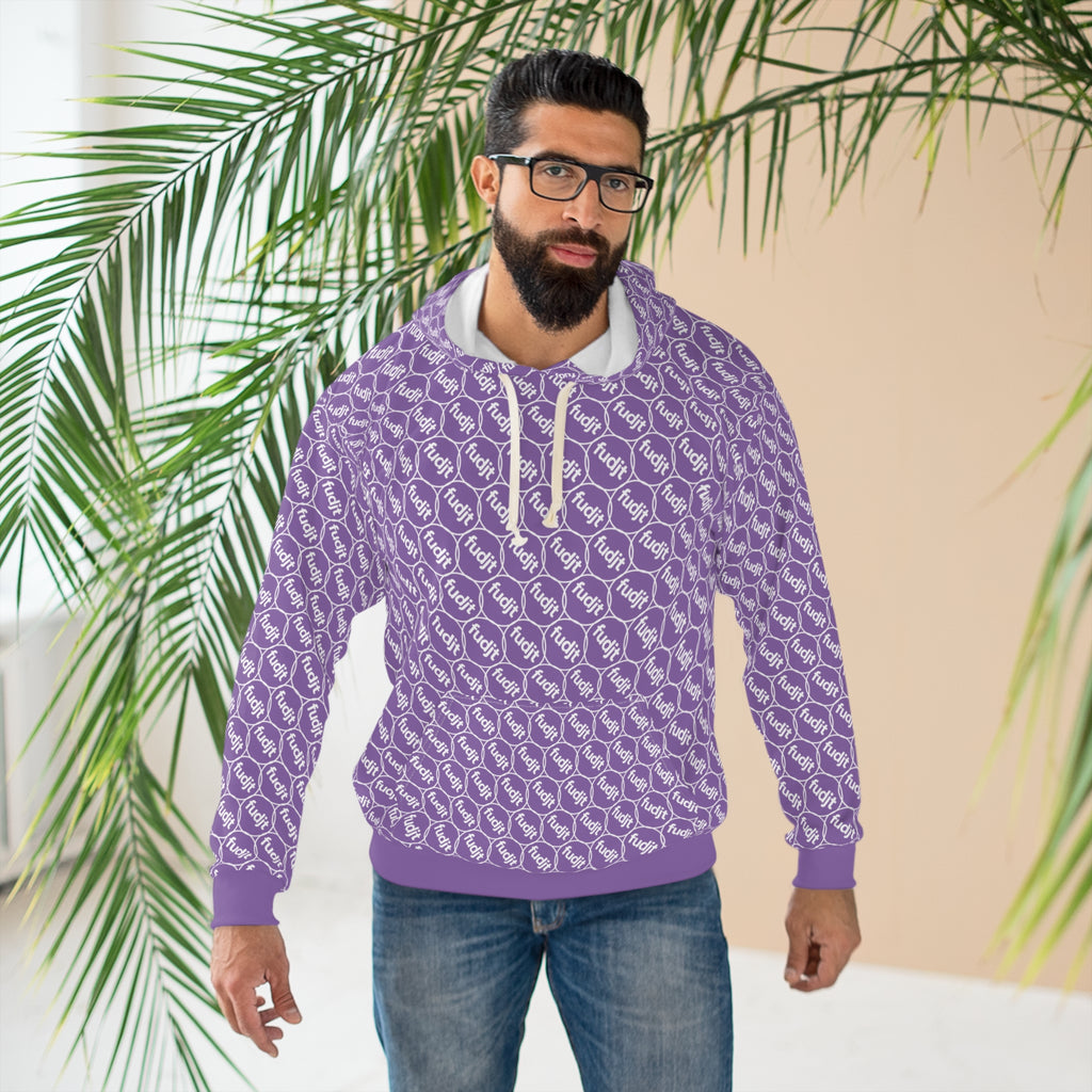 Light Purple fudjt Unbroken Chain Hoodie | All Over 2.5-45