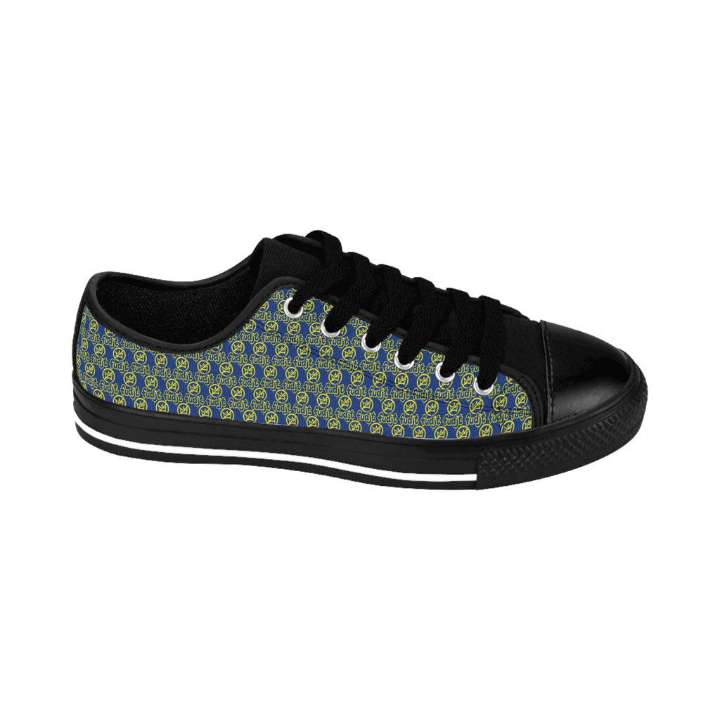 Dark Blue Golden fudjt No Kings Street Style Sneakers | Men & Boys All Over .5 Low Top