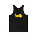 Gold fudjt logo - Unisex Jersey Tank | 6 Colors