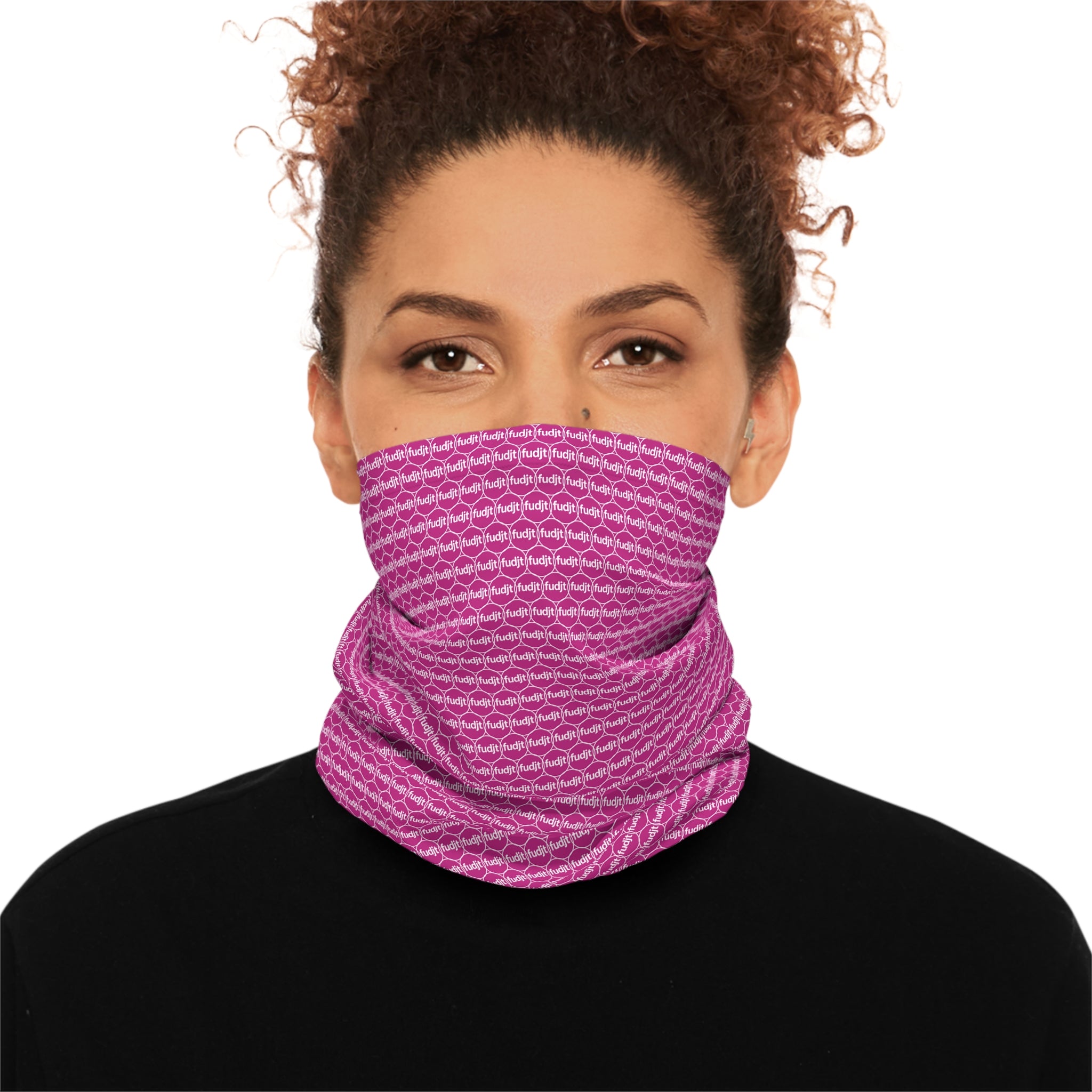 Pink fudjt Unbroken Chain .5 Neck Gaiter