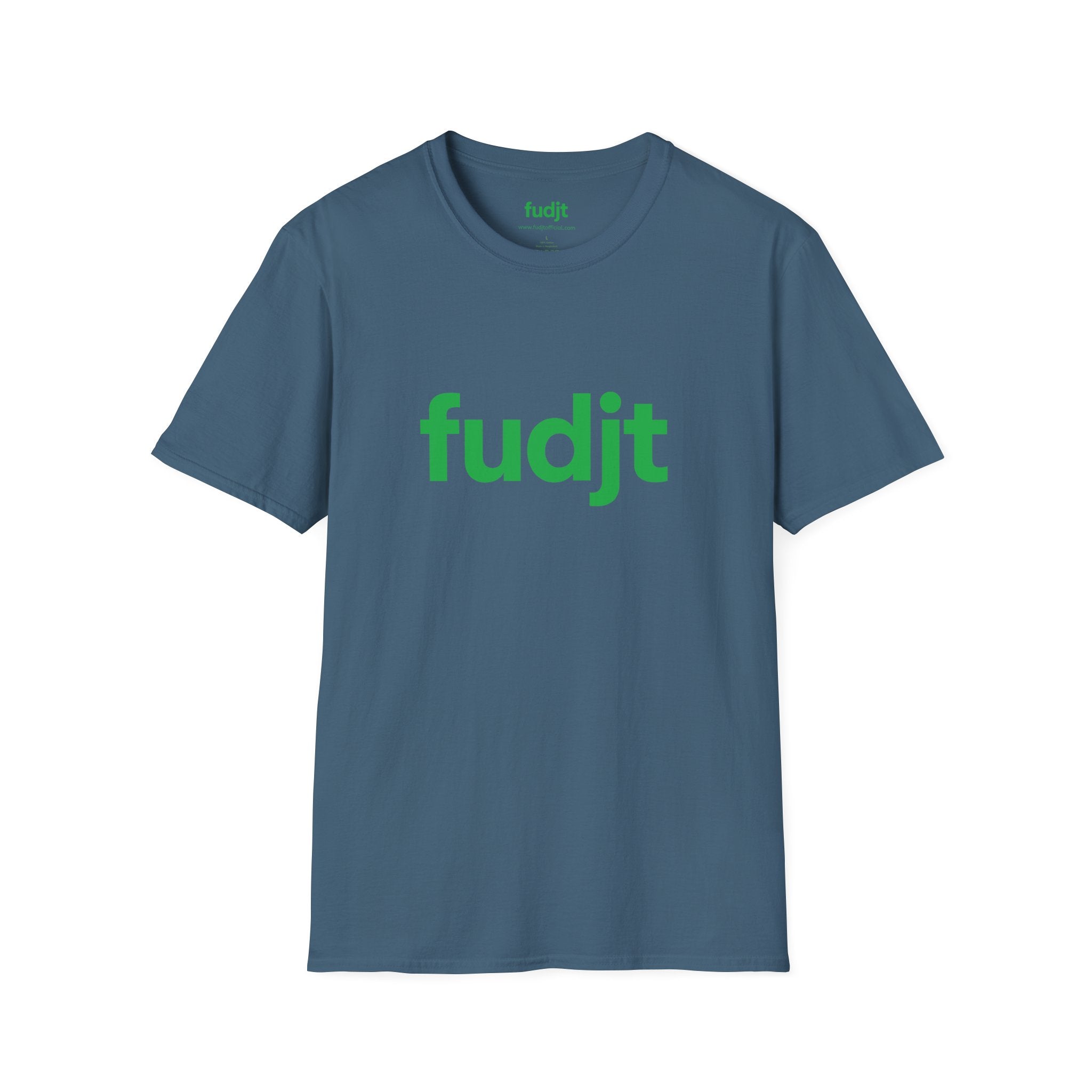 fudjt Everyday Style Green logo Tee | 16 Colors
