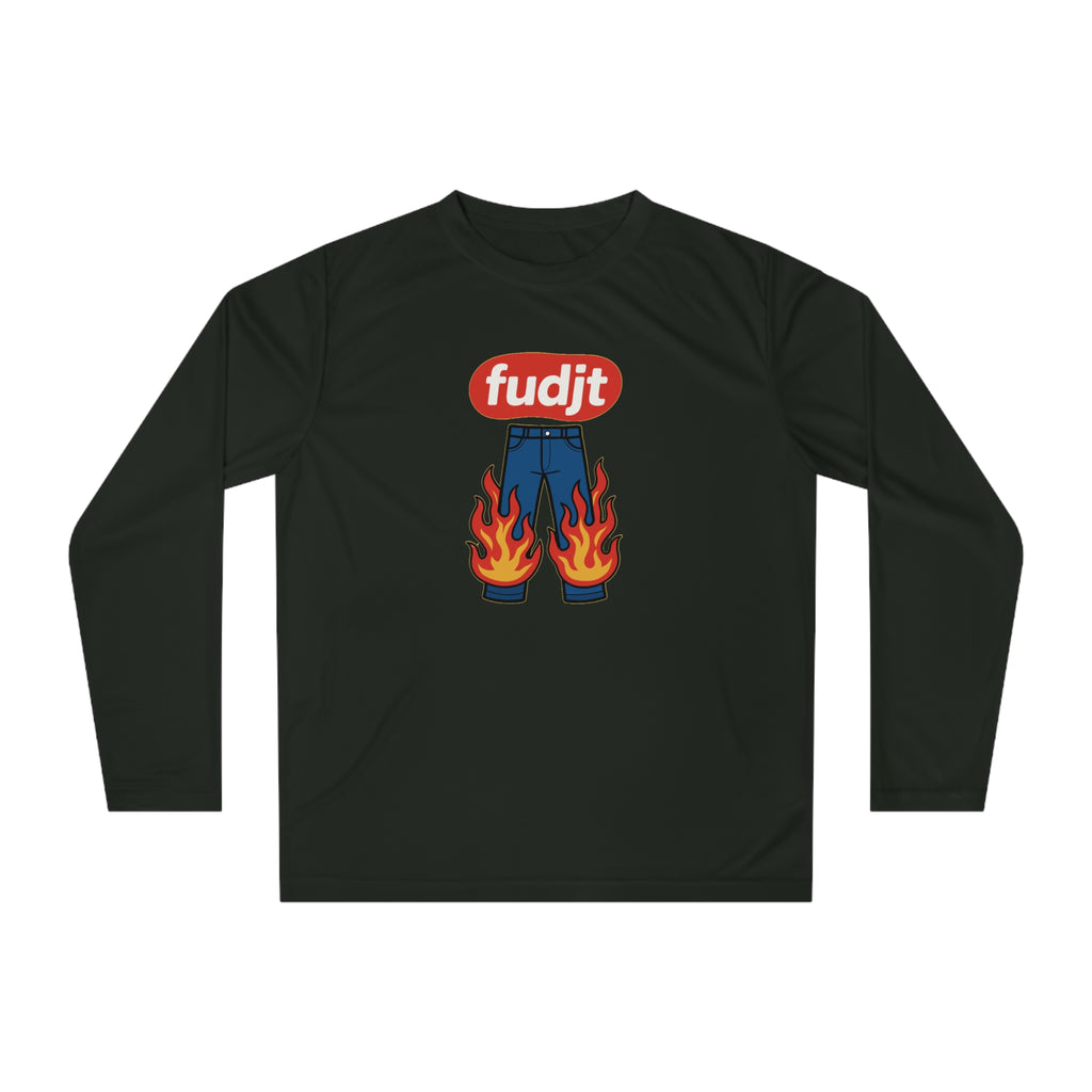 fudjt Pants On Fire Long Sleeve Performance Tee | 5 Colors