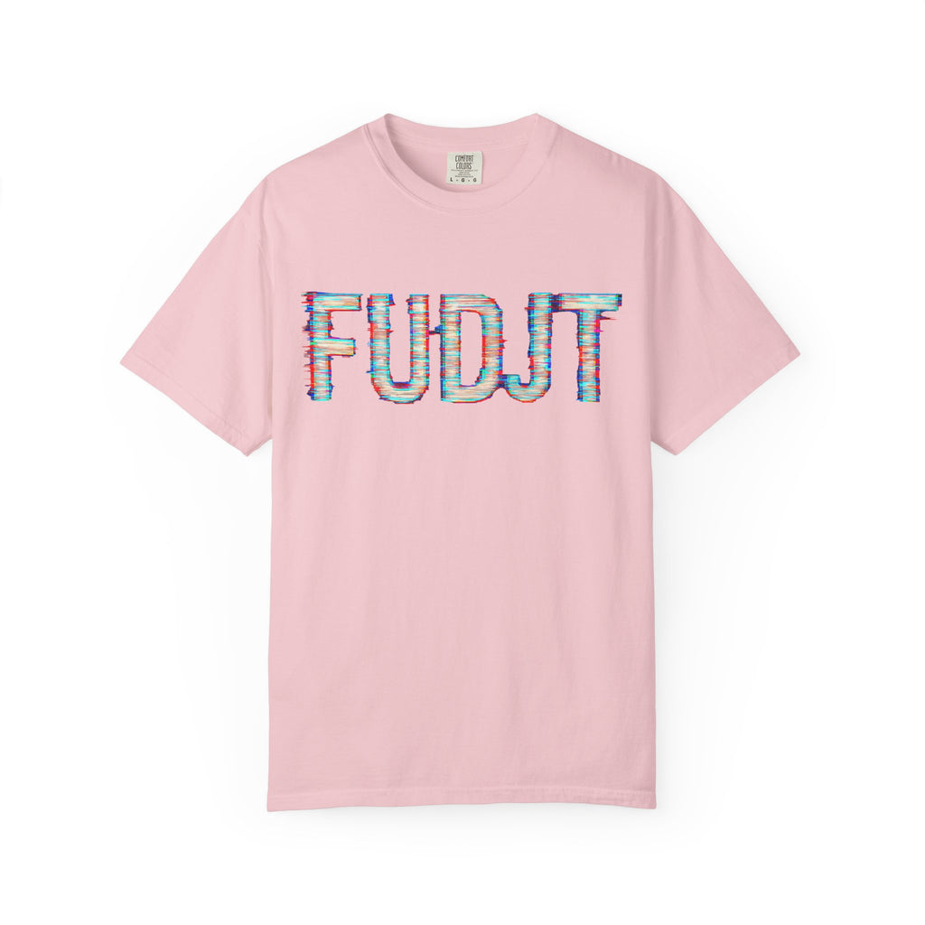 FUDJT Glitch Front & No Crown Back Premium Heavyweight Tee | 15 Colors