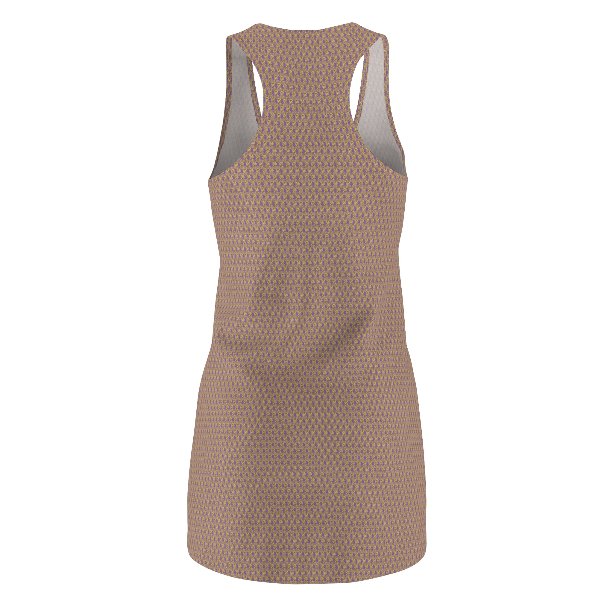 Light Purple Golden fudjt No Kings .5 Chic Racerback Dress