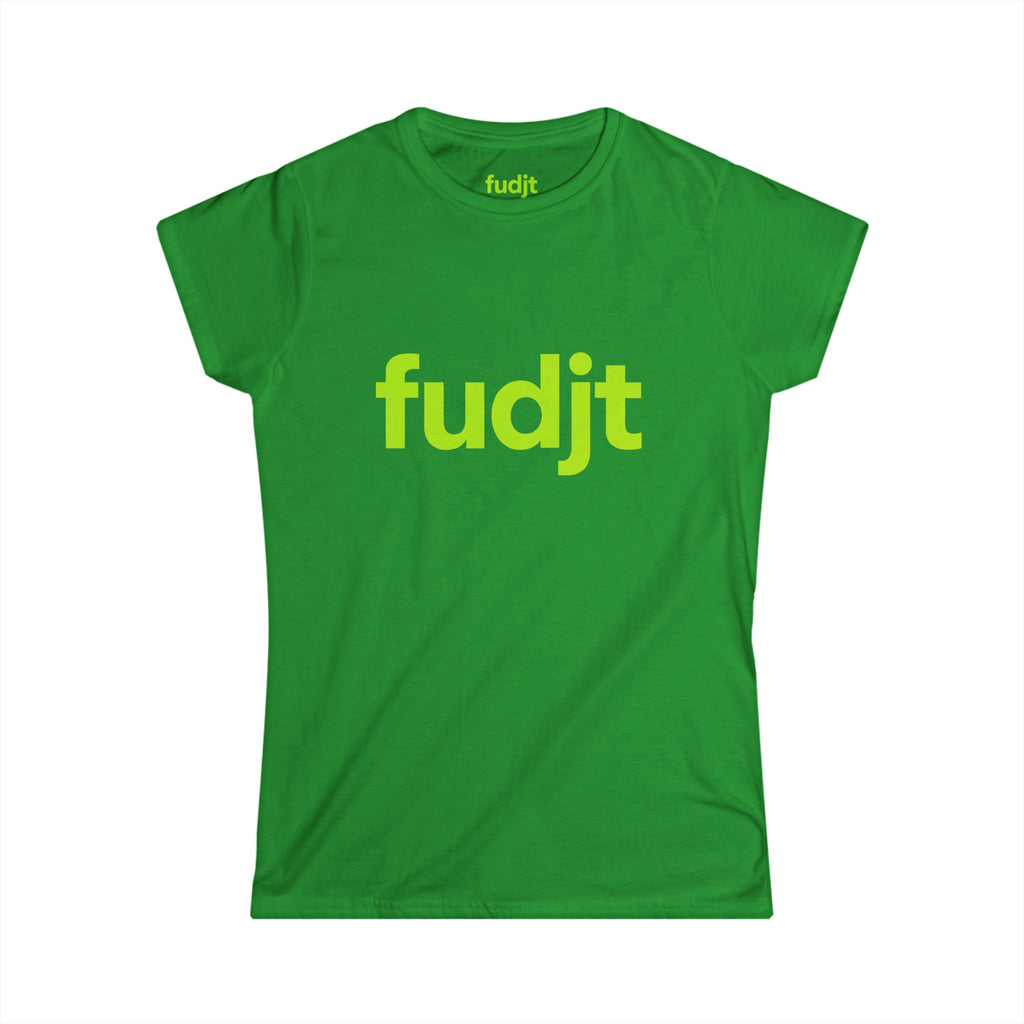 Women's Lime fudjt logo Comfy Stylie Tee | 12 Colors