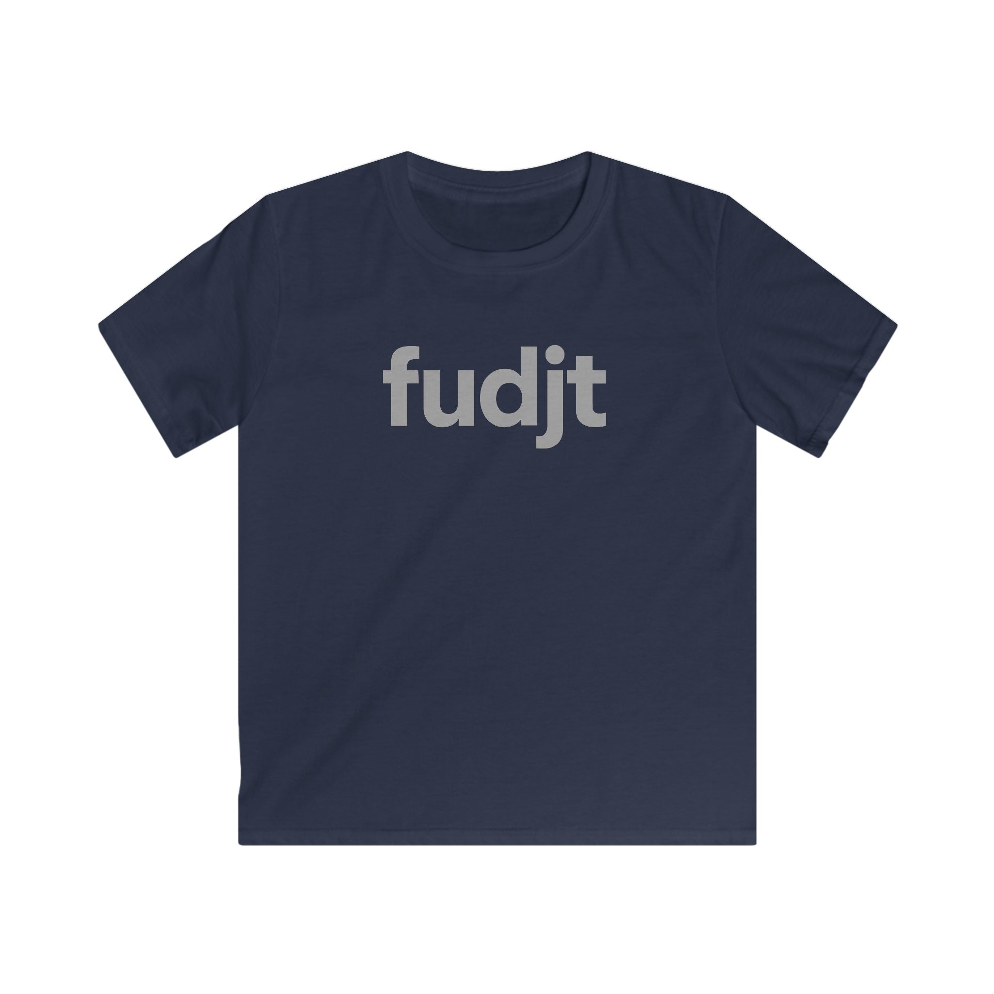 Trendy Kids Cool Gray fudjt Logo Tee | 5 Colors