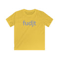 Trendy Kids Cool Gray fudjt Logo Tee | 5 Colors