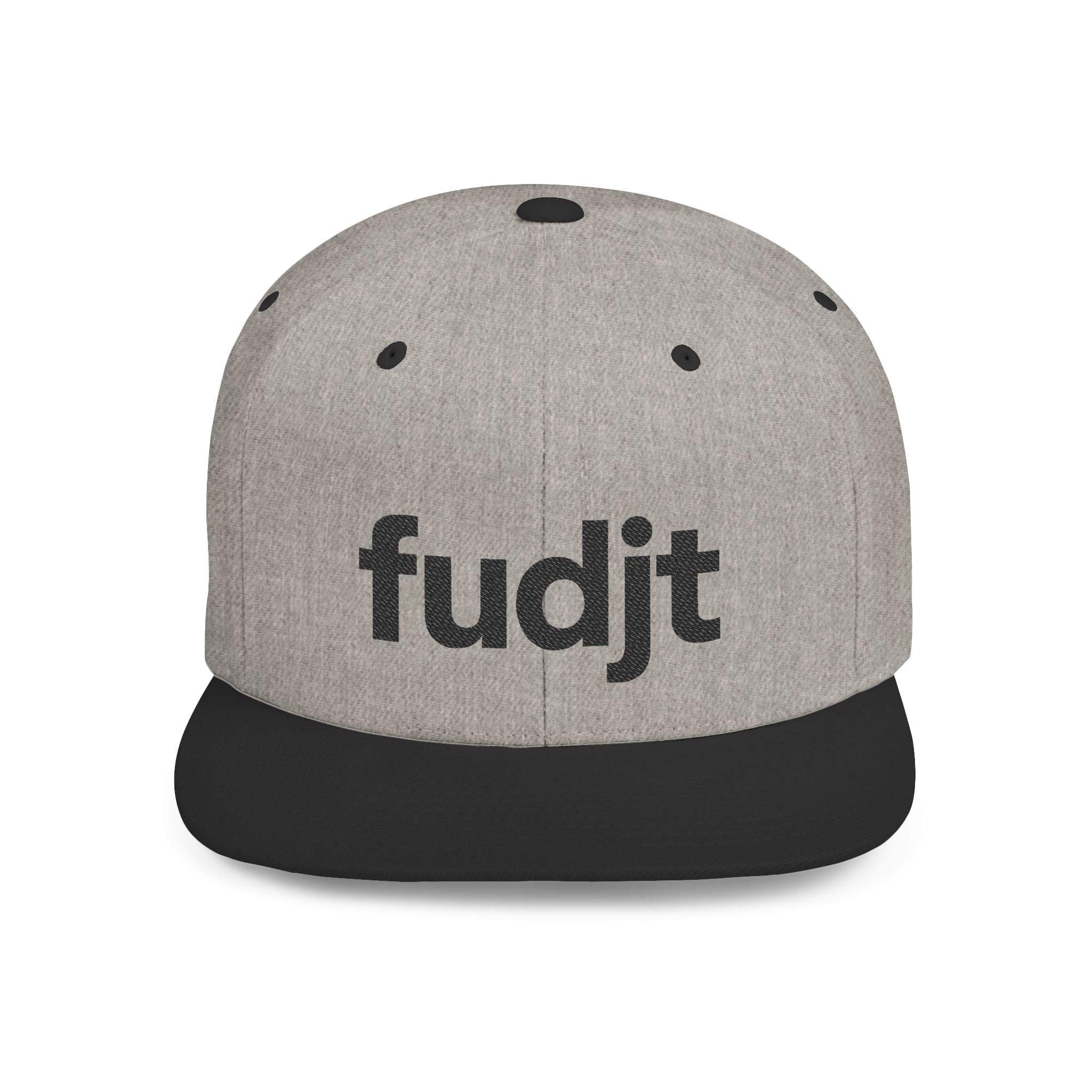 Stylish Flat Bill Snapback Black fudjt Streetwear Logo Cap | 5 Colors