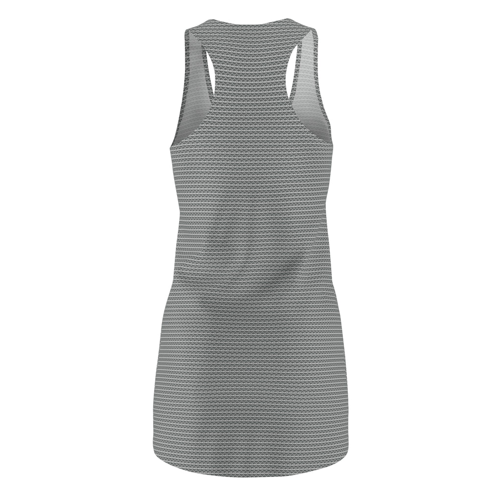 Dark Gray fudjt Unbroken Chain .5 Chic Racerback Dress
