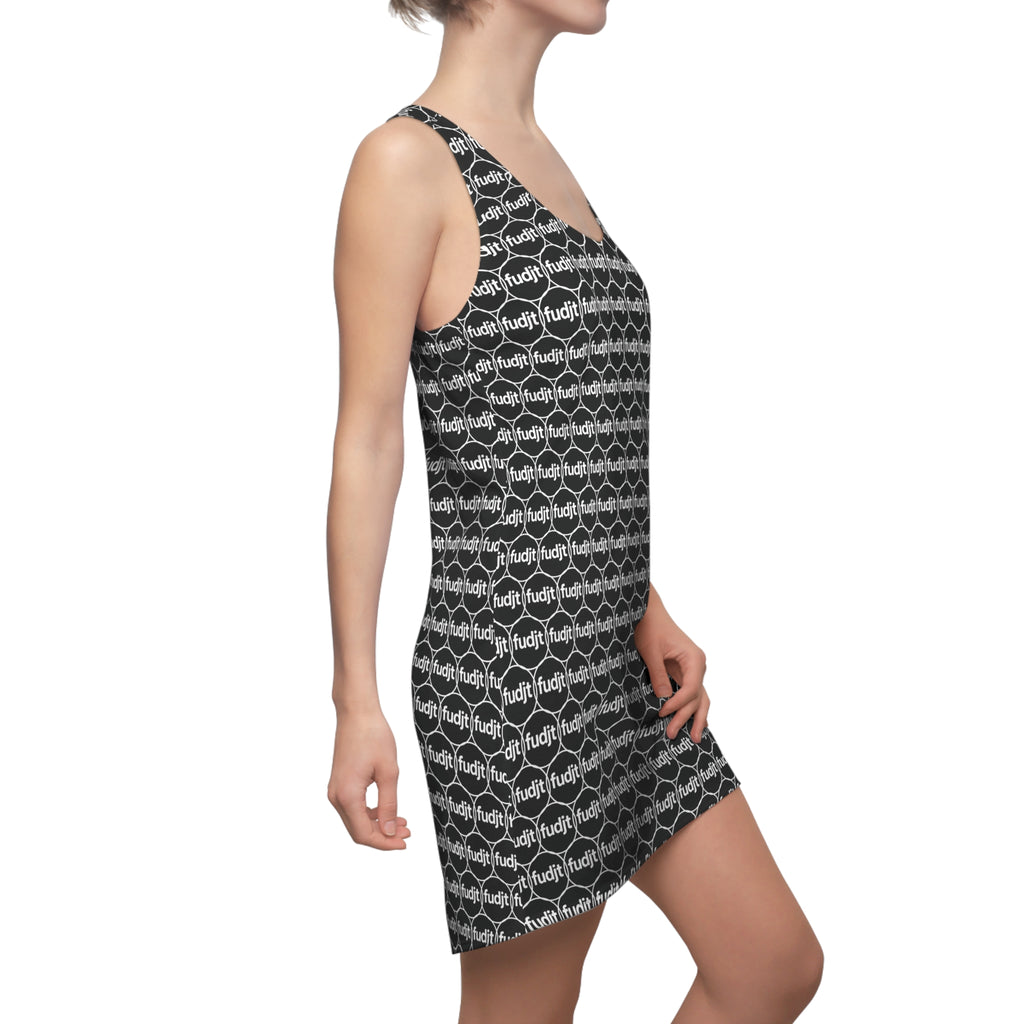 Black & White fudjt Unbroken Chain 2.5 Chic Racerback Dress - view 6