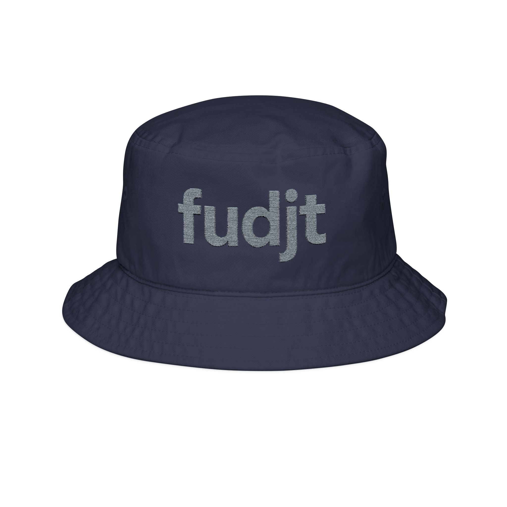 Trendy Bucket Hat with Embroidered Gray fudjt Design | 3 Colors