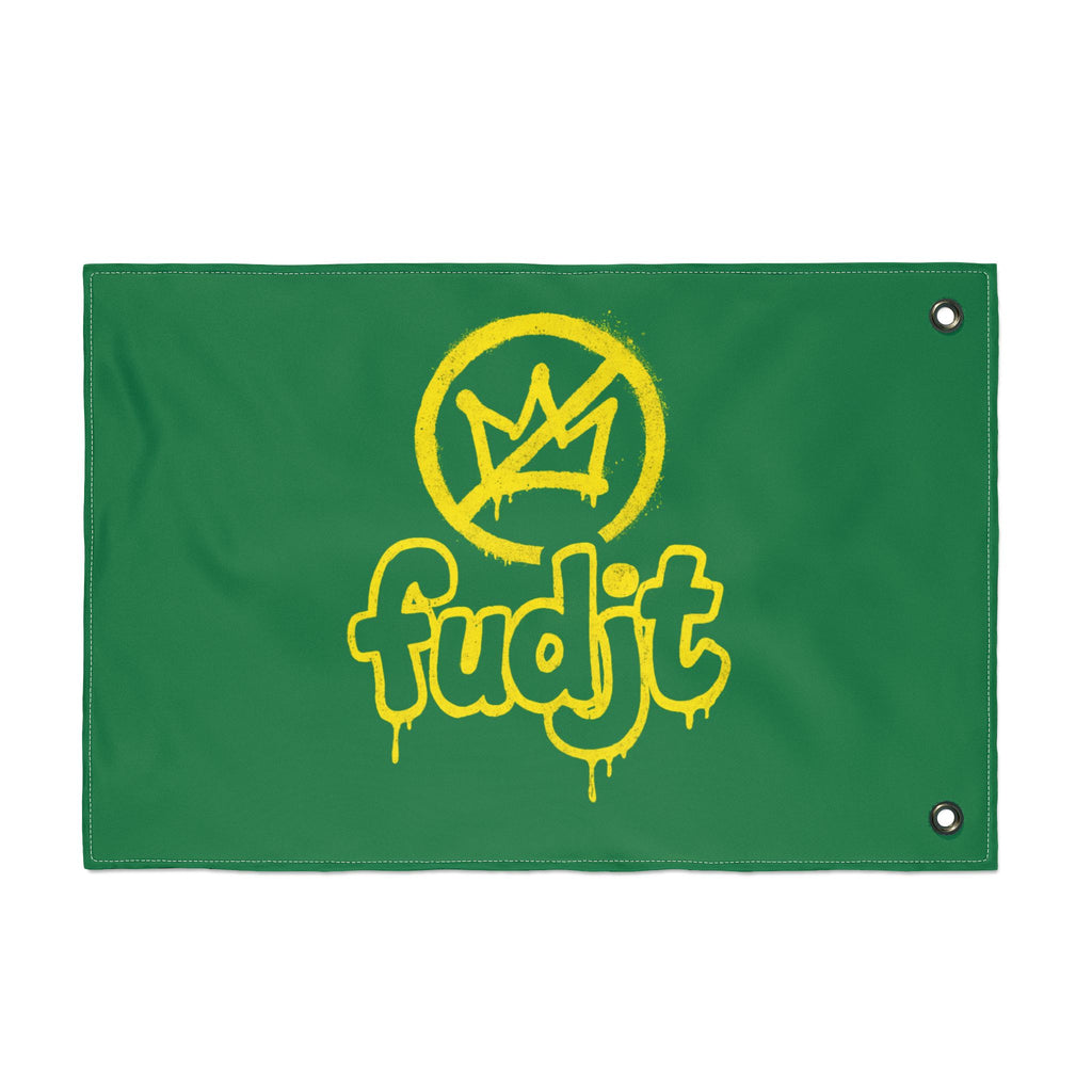 Golden fudjt No Kings Green Flag | 3 Sizes