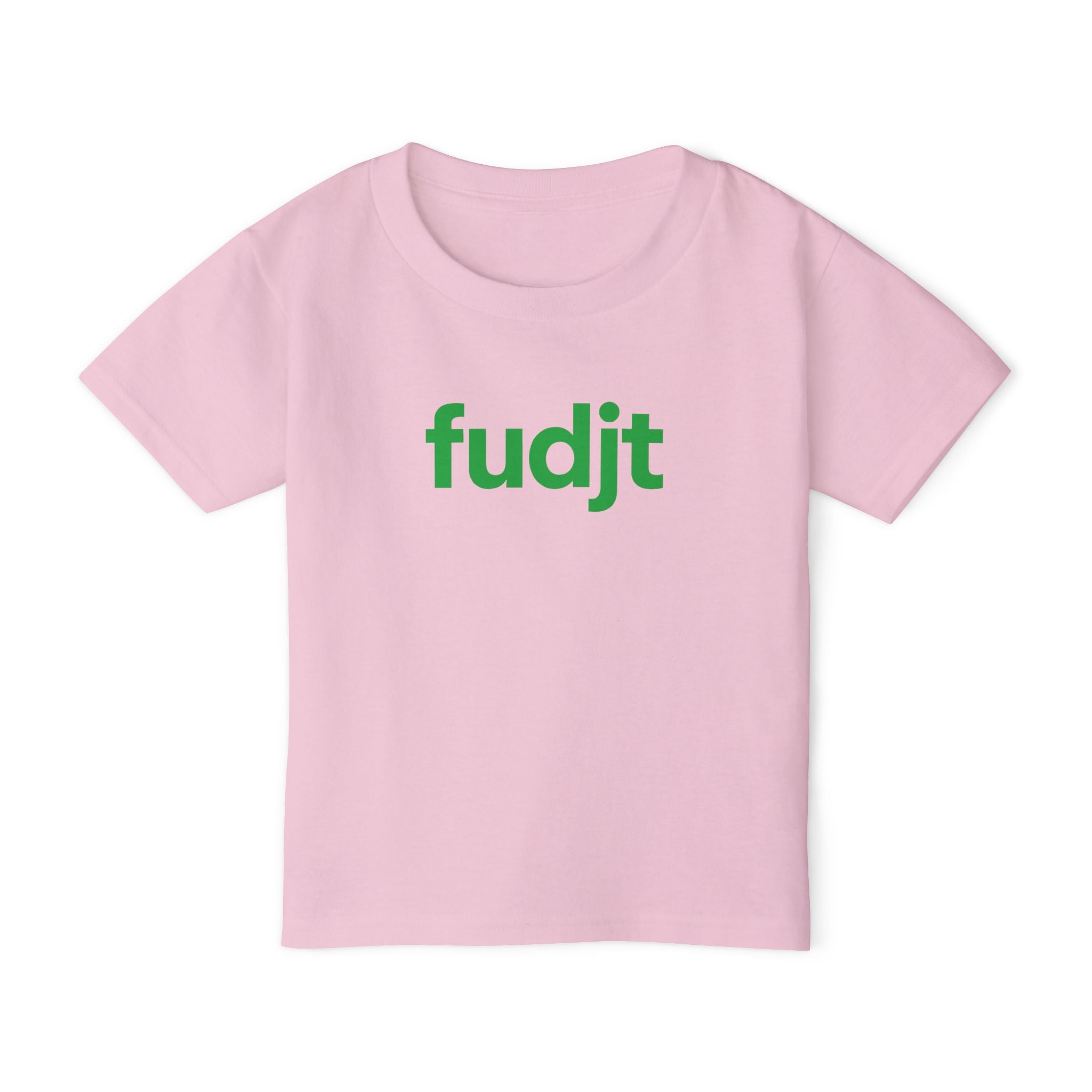 Toddler T-Shirt with Green Fudjt Design | 6 Colors