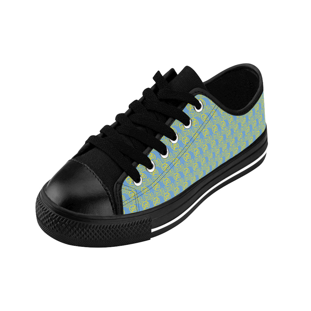 Light Blue Golden fudjt No Kings Street Style Sneakers | Women & Girls All Over .5 Low Top