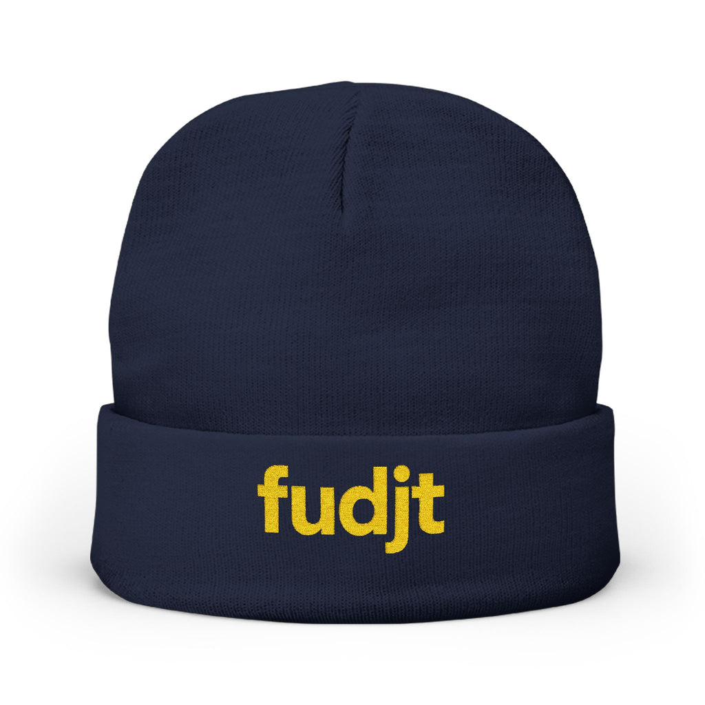 Stylish & Cozy fudjt Knit Beanie | Gold Embroidery | 6 Colors