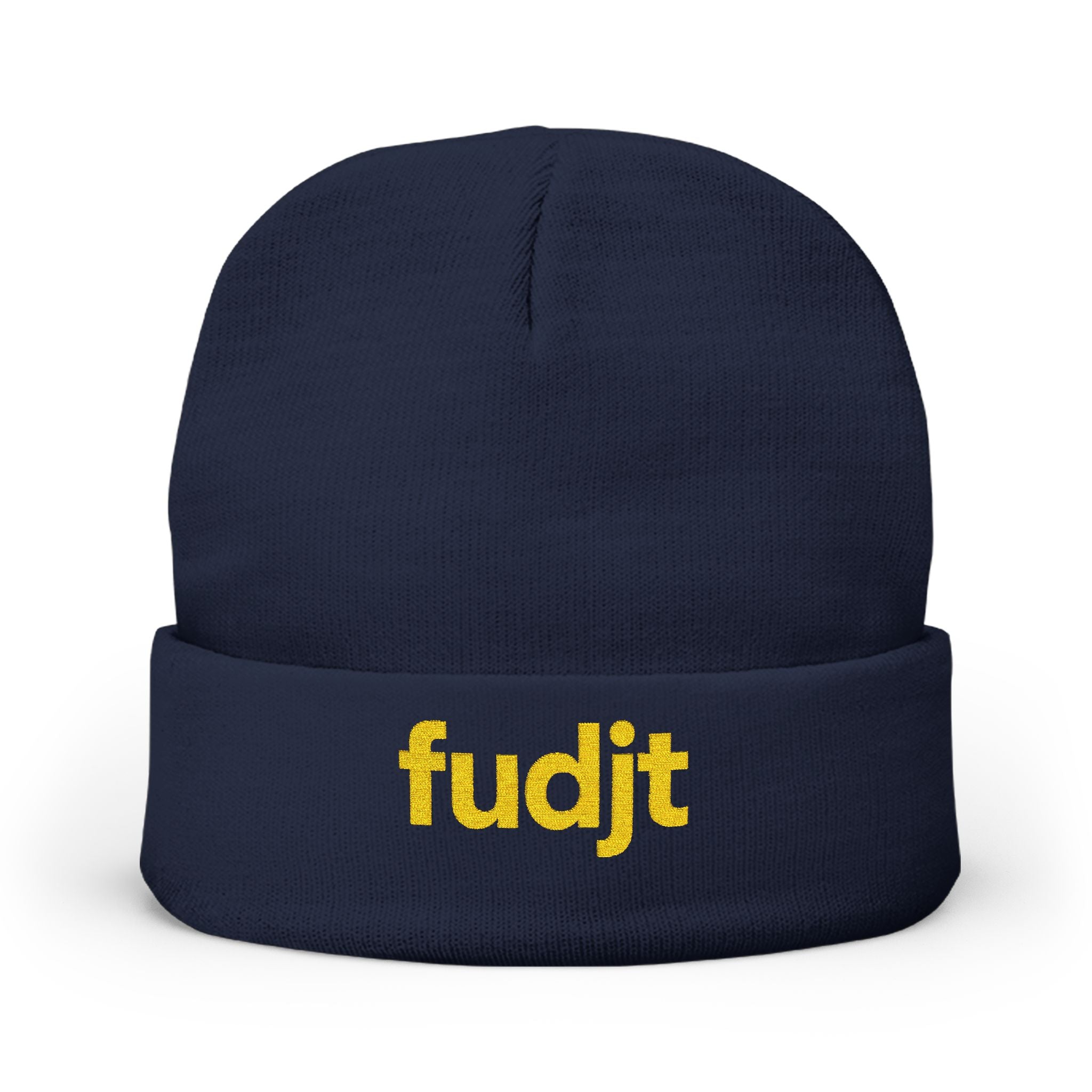 Stylish & Cozy fudjt Knit Beanie | Gold Embroidery | 6 Colors