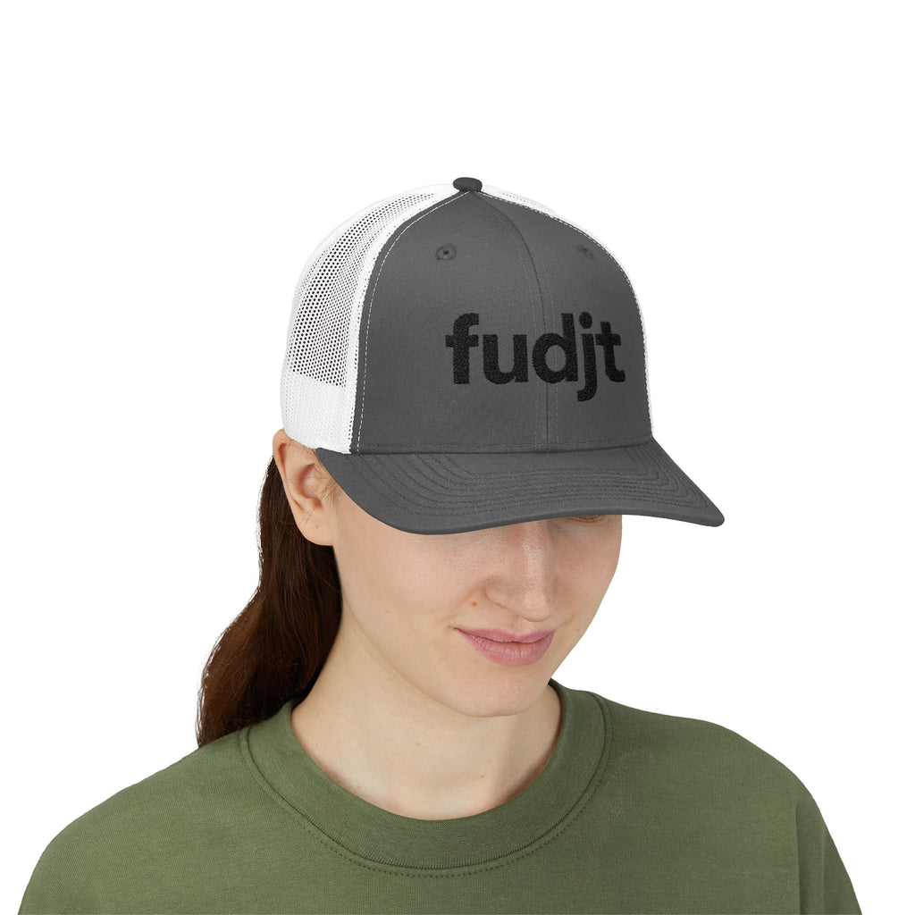 Black fudjt logo Snapback Trucker Cap | 6 Colors