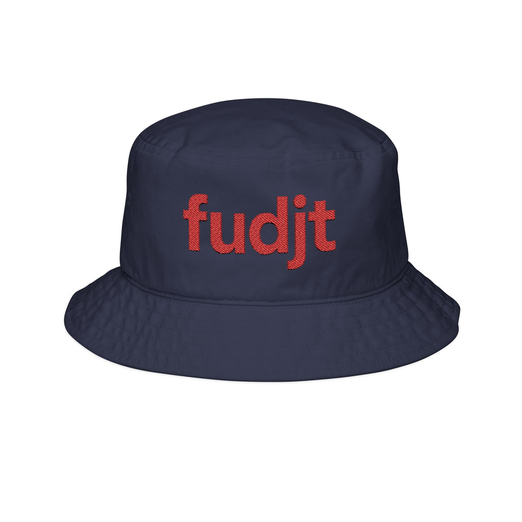 Trendy Bucket Hat with Embroidered Red fudjt Design | 3 Colors