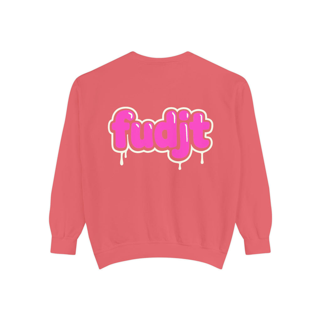 Rebel Loon fudjt Retro Wildlife Crewneck, Bold Pink Drip Backside | 14 Colors