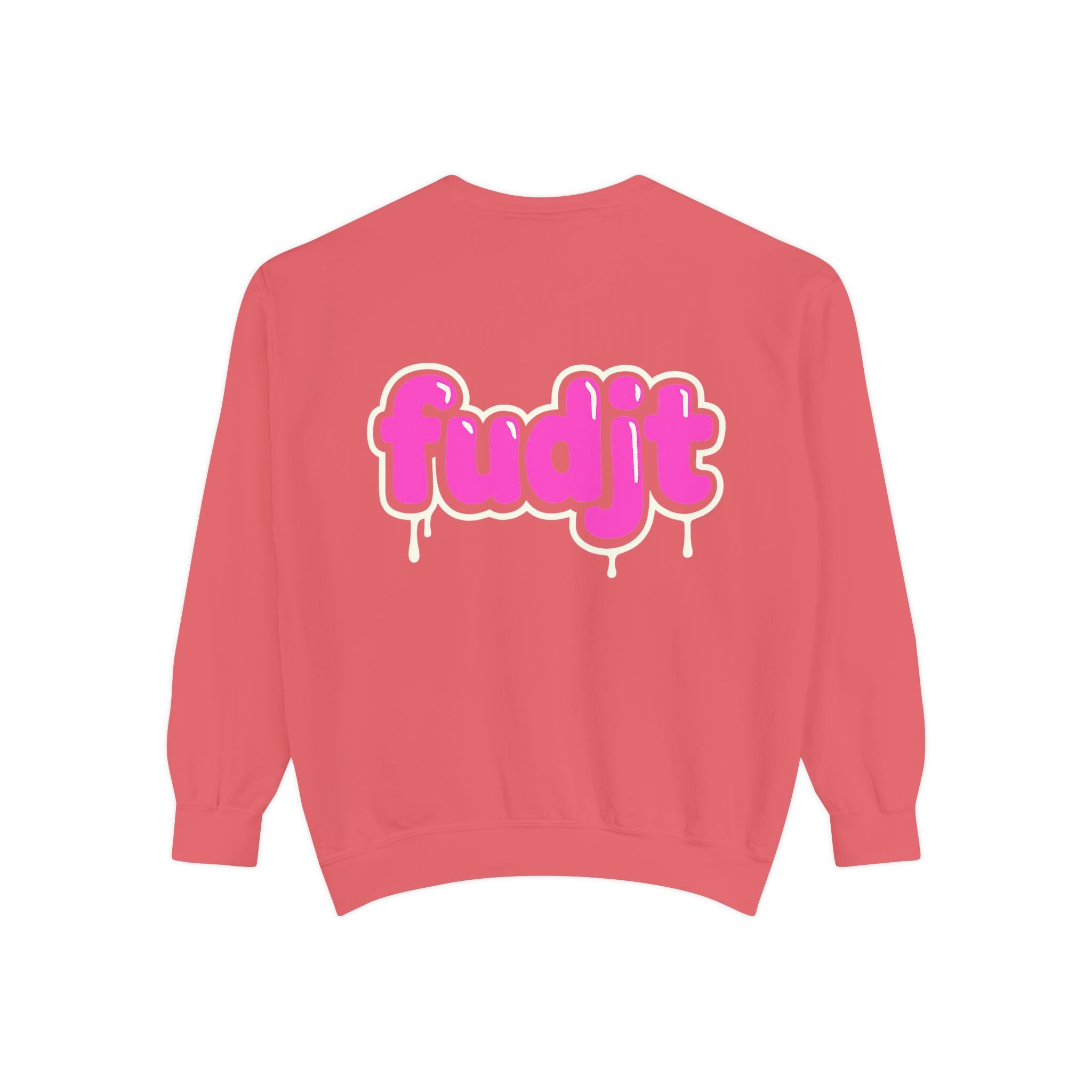 Rebel Loon fudjt Retro Wildlife Crewneck, Bold Pink Drip Backside | 14 Colors