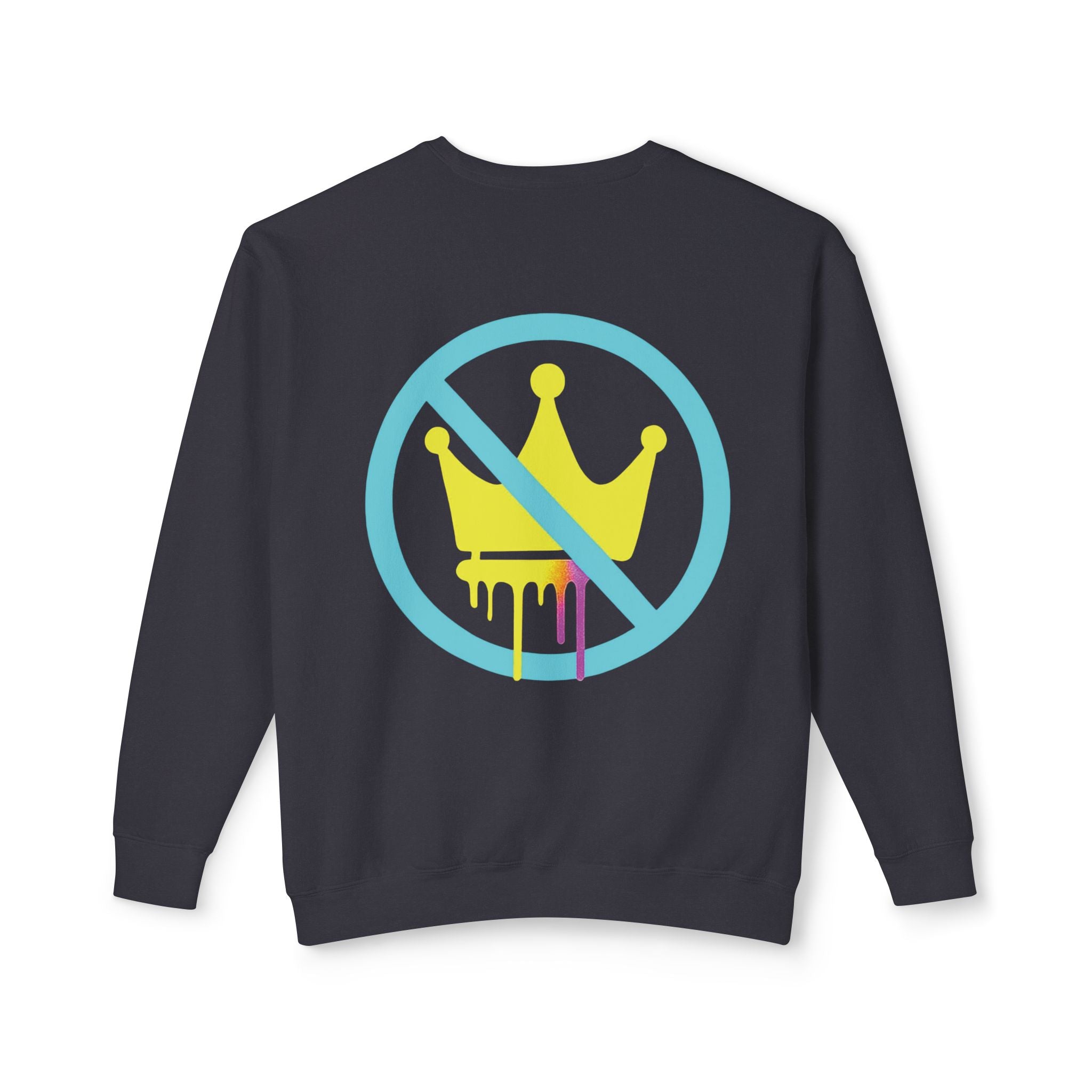Rebel Loon fudjt Crewneck Sweatshirt – Graphic Loon Design, No Crowns Back | 6 Colors