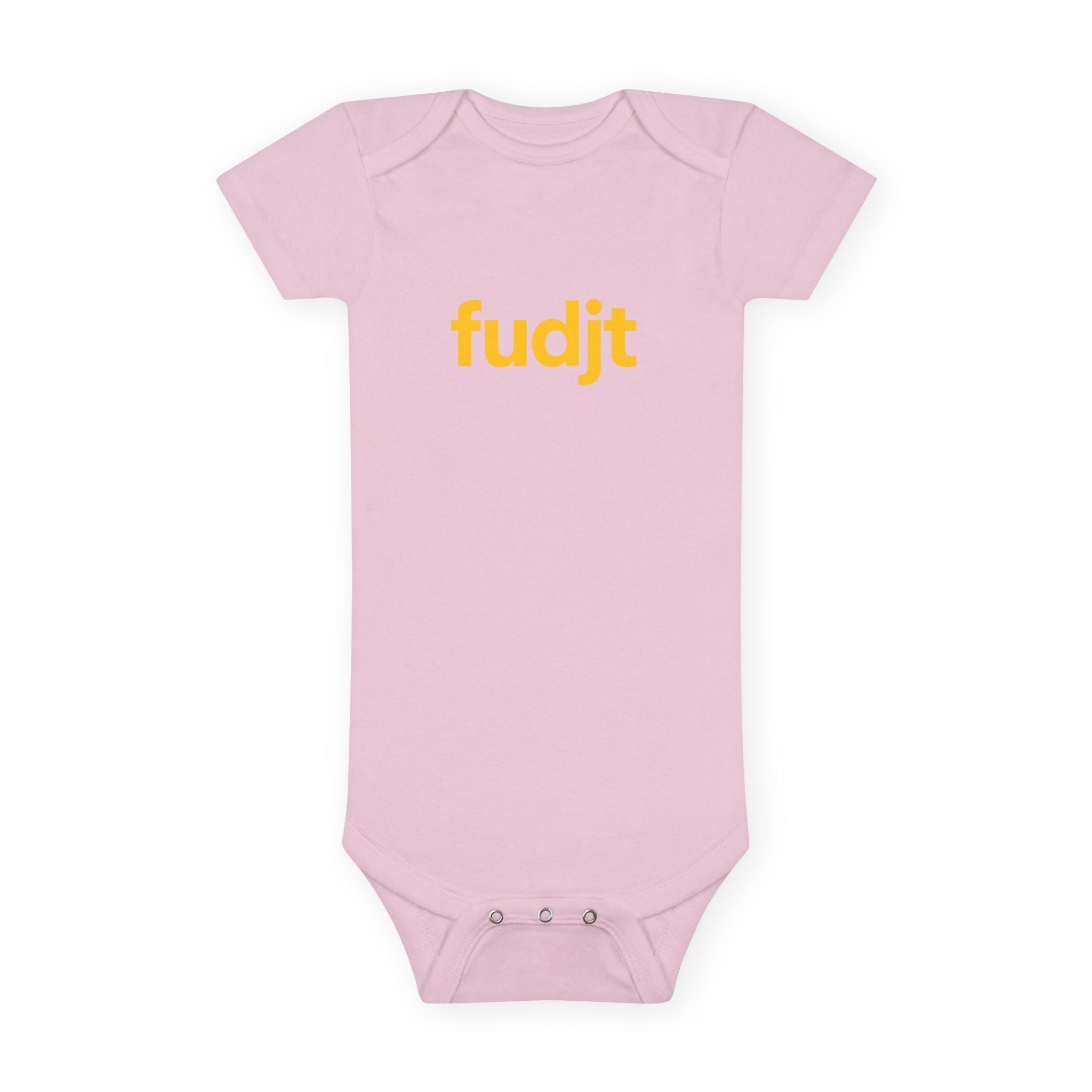 Gold fudjt Logo Baby Onesie | 4 Colors