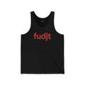 Red fudjt logo - Unisex Jersey Tank | 5 Colors