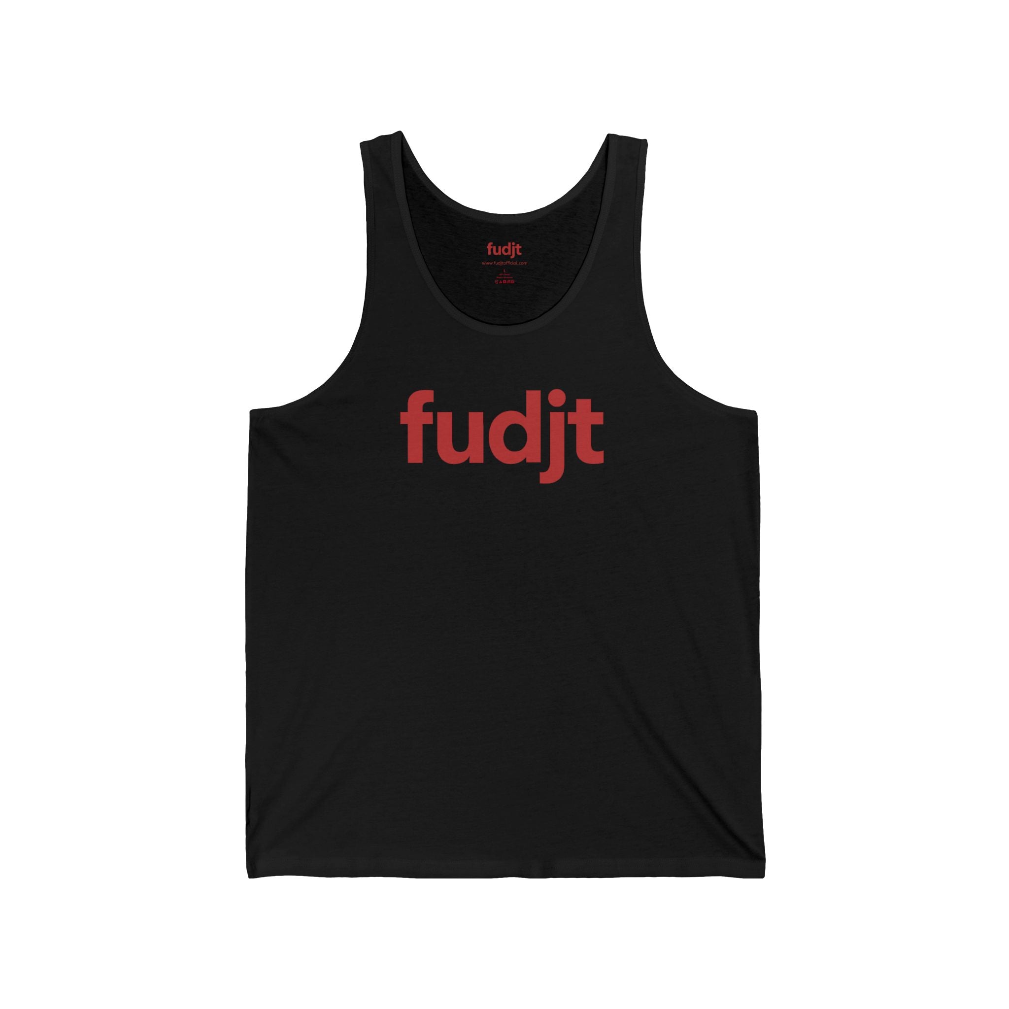 Red fudjt logo - Unisex Jersey Tank | 5 Colors