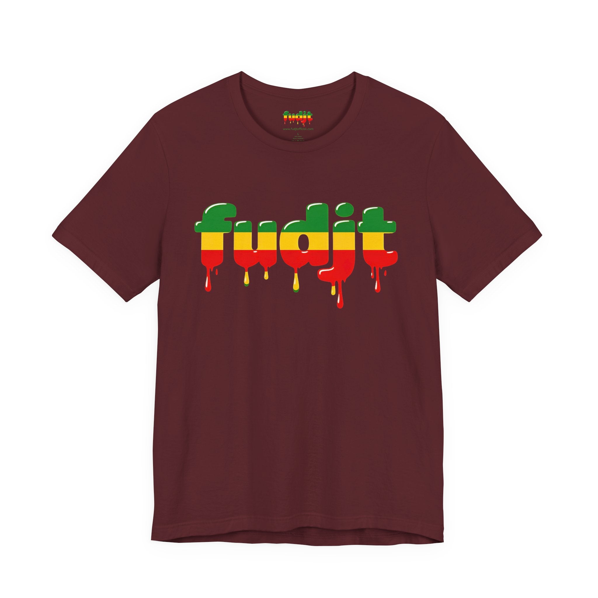 fudit Drip Logo Tee (Rasta Colors)
