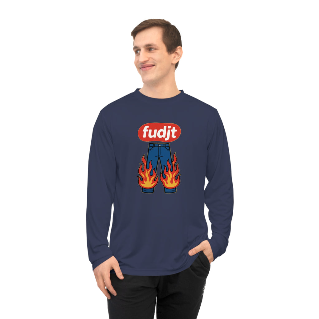 fudjt Pants On Fire Long Sleeve Performance Tee | 5 Colors