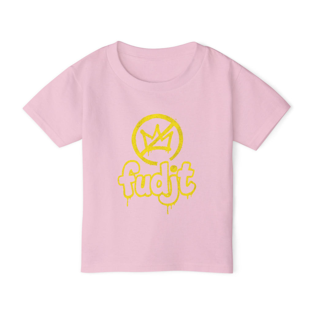 fudjt Toddler Tee with Golden fudjt No Kings Design | 6 Colors